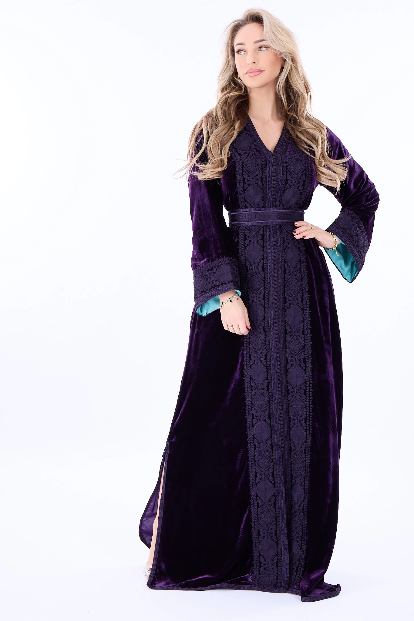 Caftan Ines Purple - Image 5