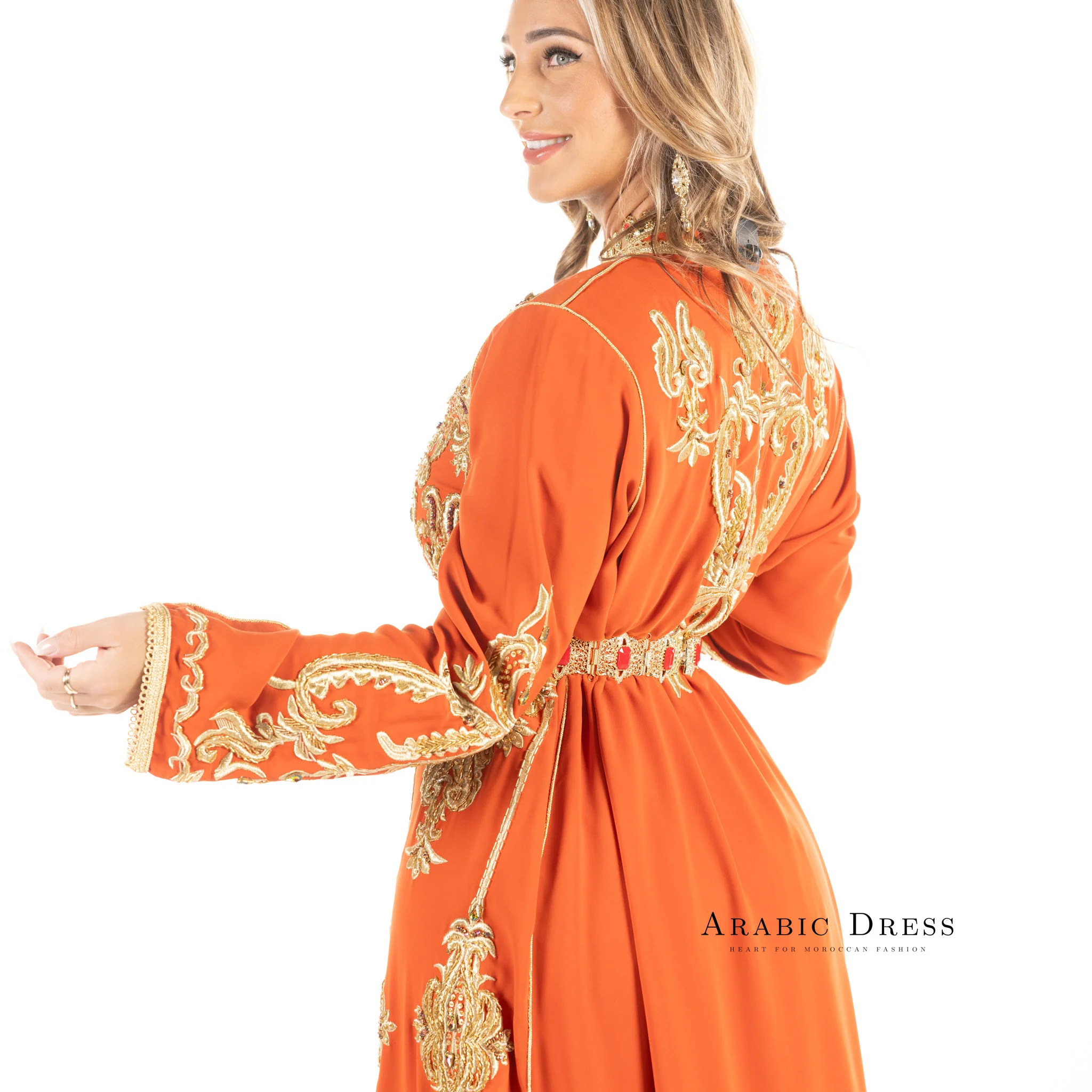 Caftan karma Orange - Image 3