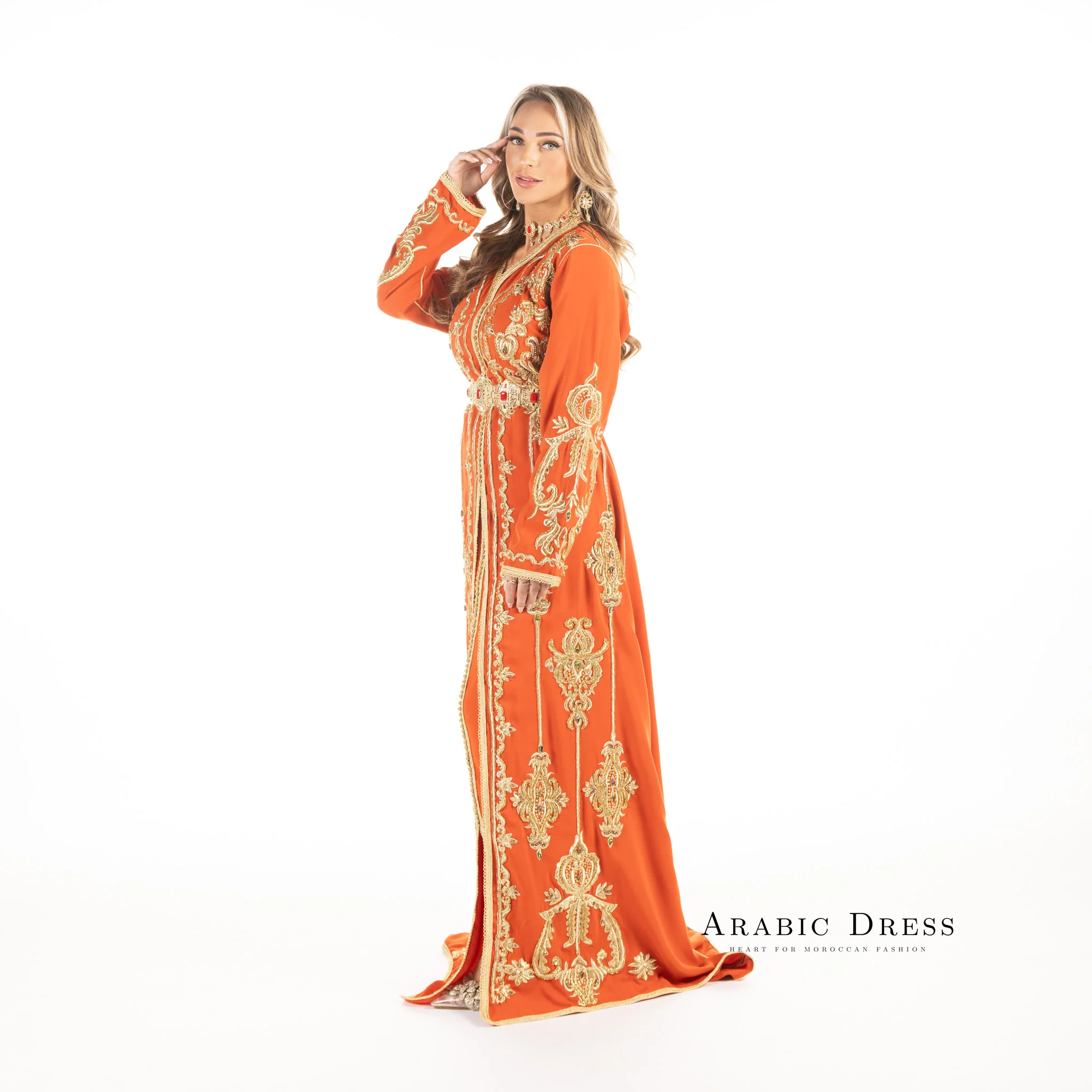 Caftan karma Orange - Image 6