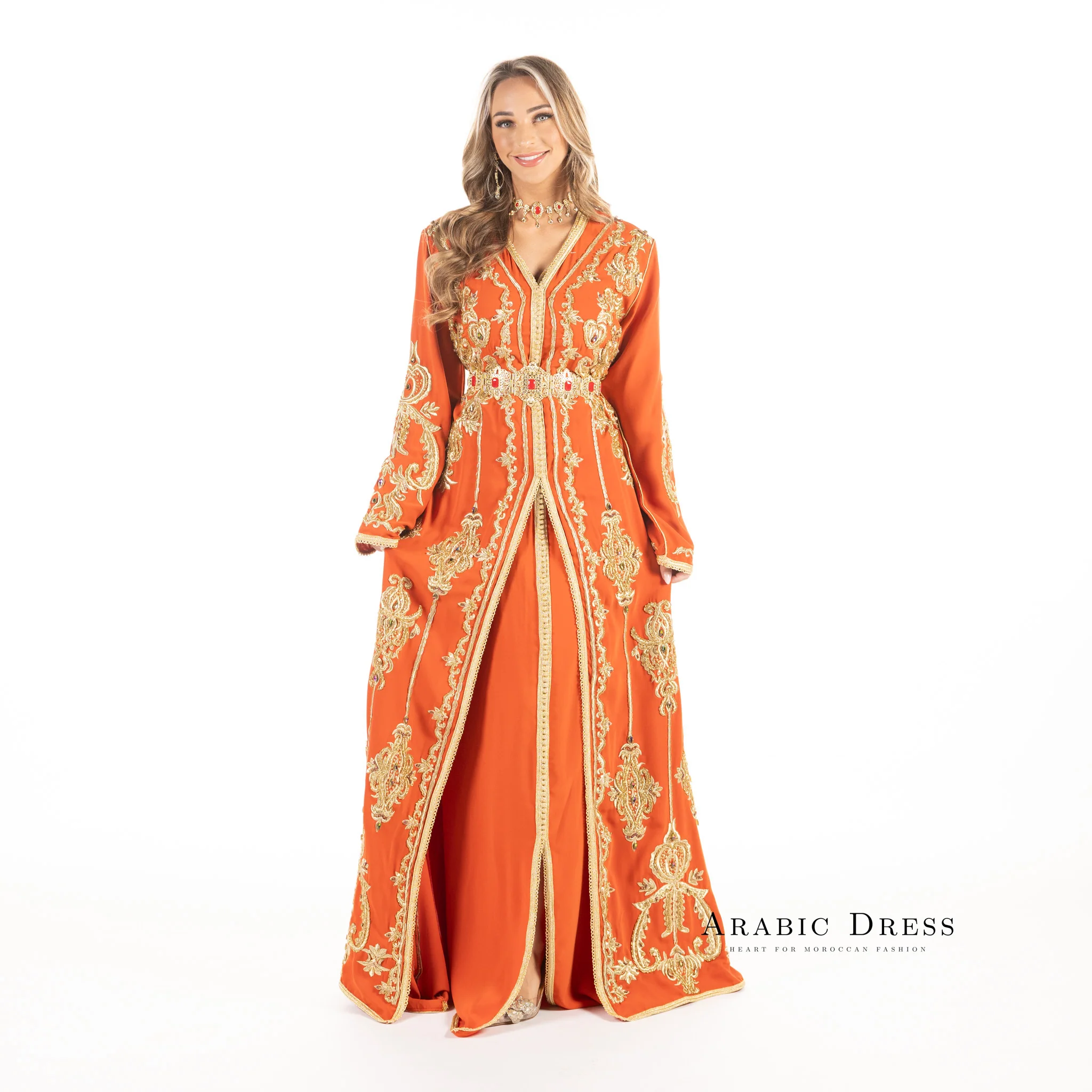 Caftan karma Orange - Image 7