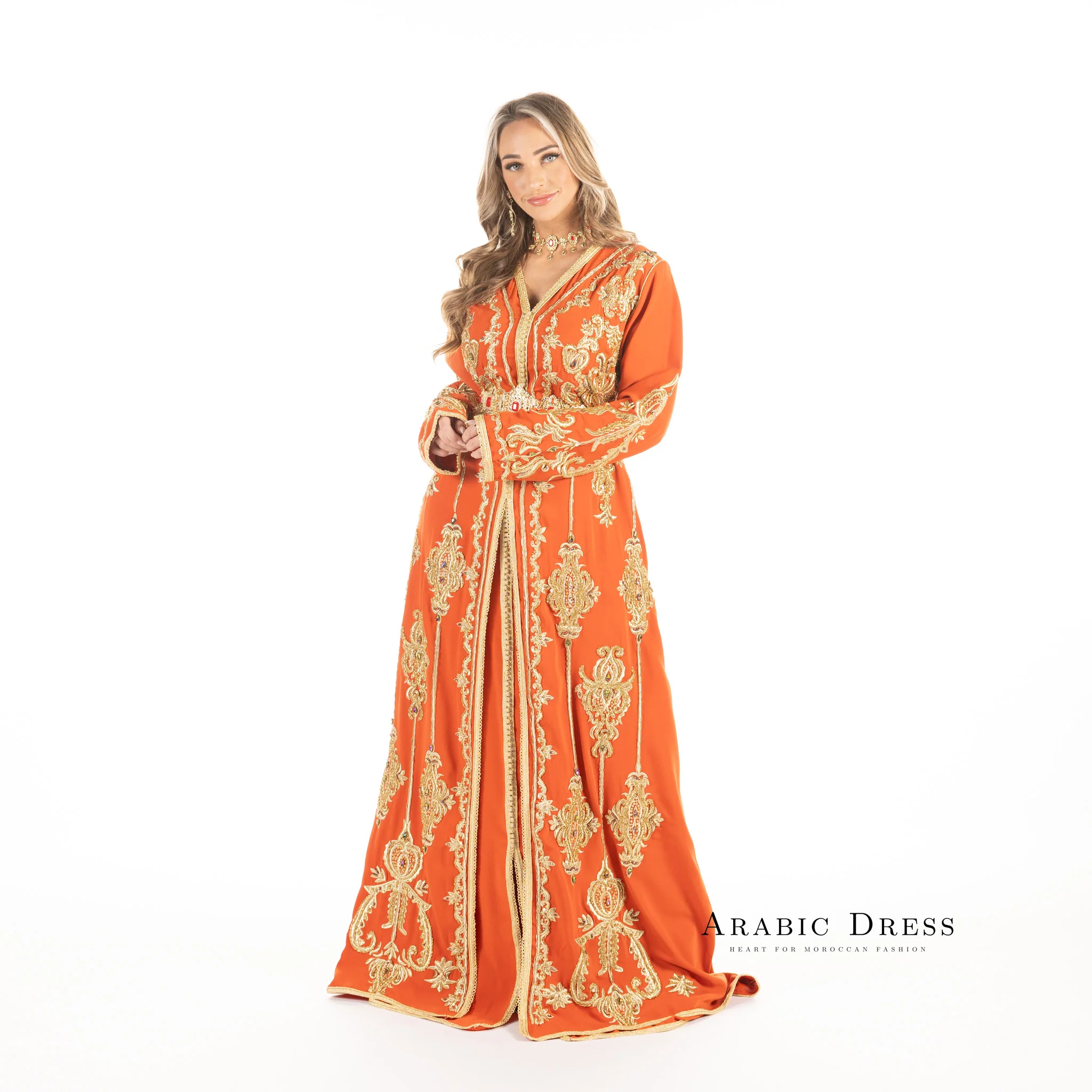 Caftan karma Orange - Image 8