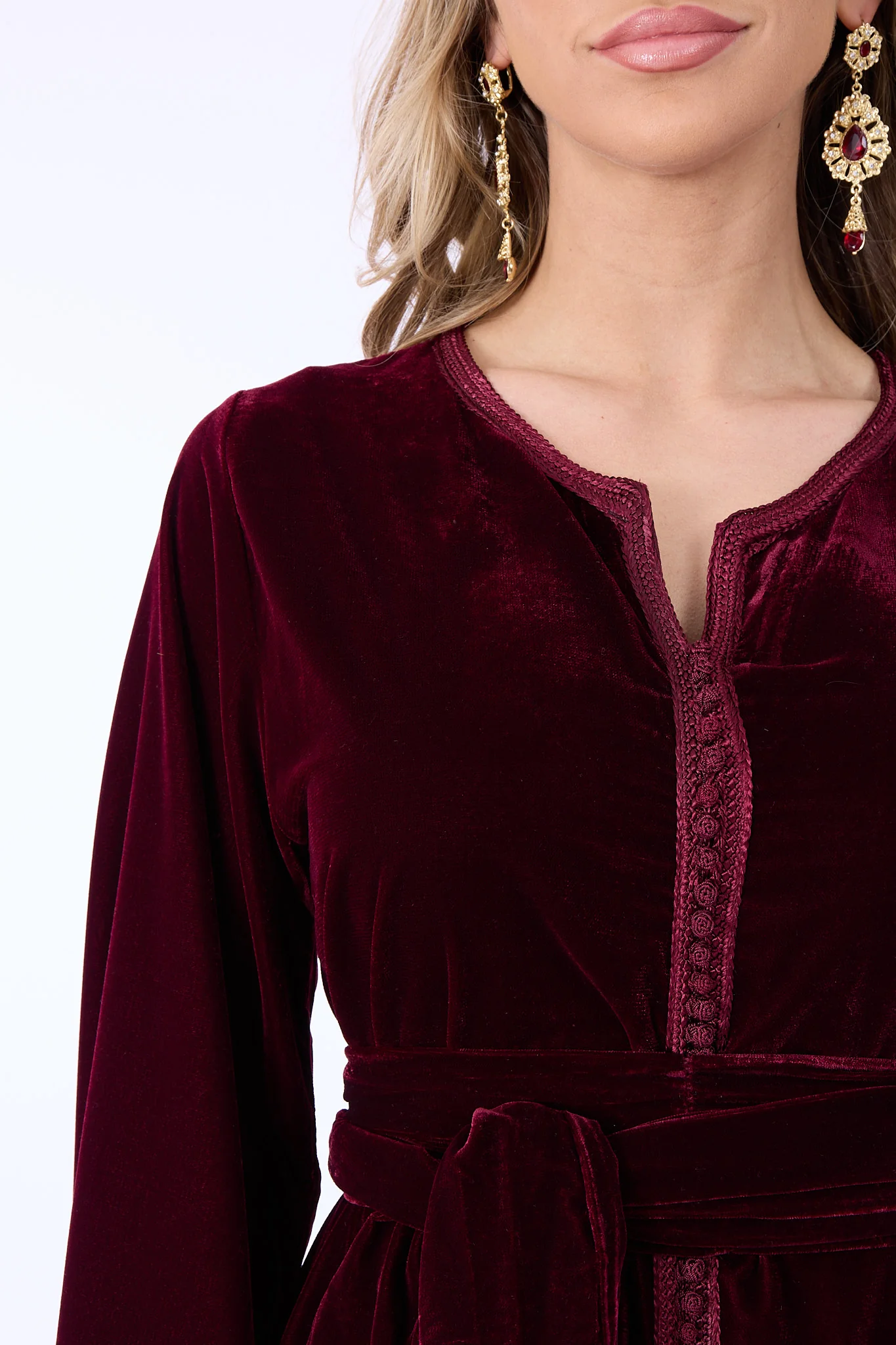 Caftan Lamar Bordeaux - Image 4