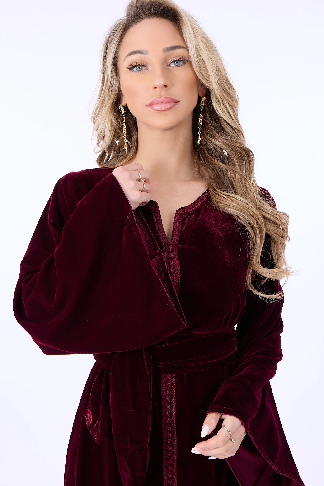 Caftan Lamar Bordeaux - Image 5