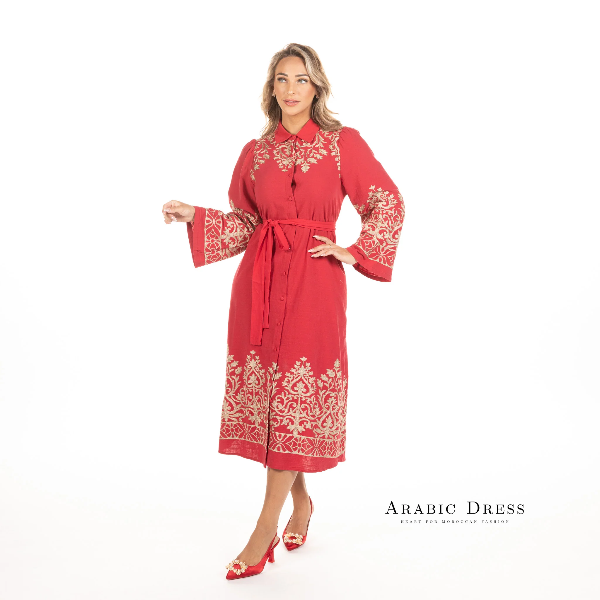 Caftan Lara Red - Image 6