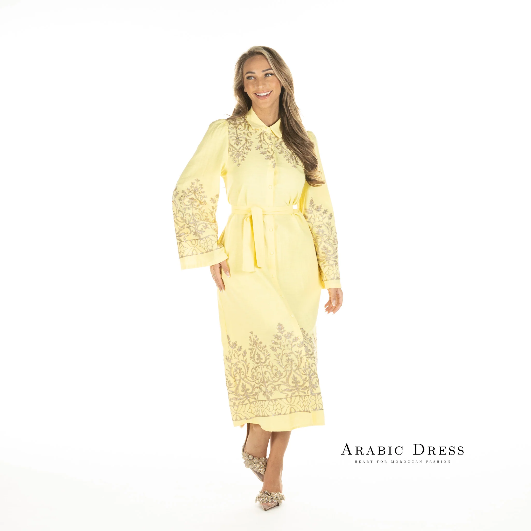 Caftan Lara Yellow - Image 5