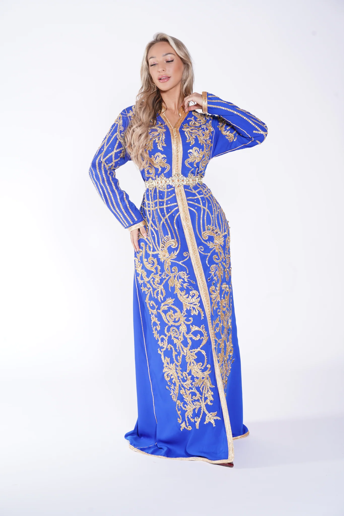 Caftan Liyana Royalblue - Image 2