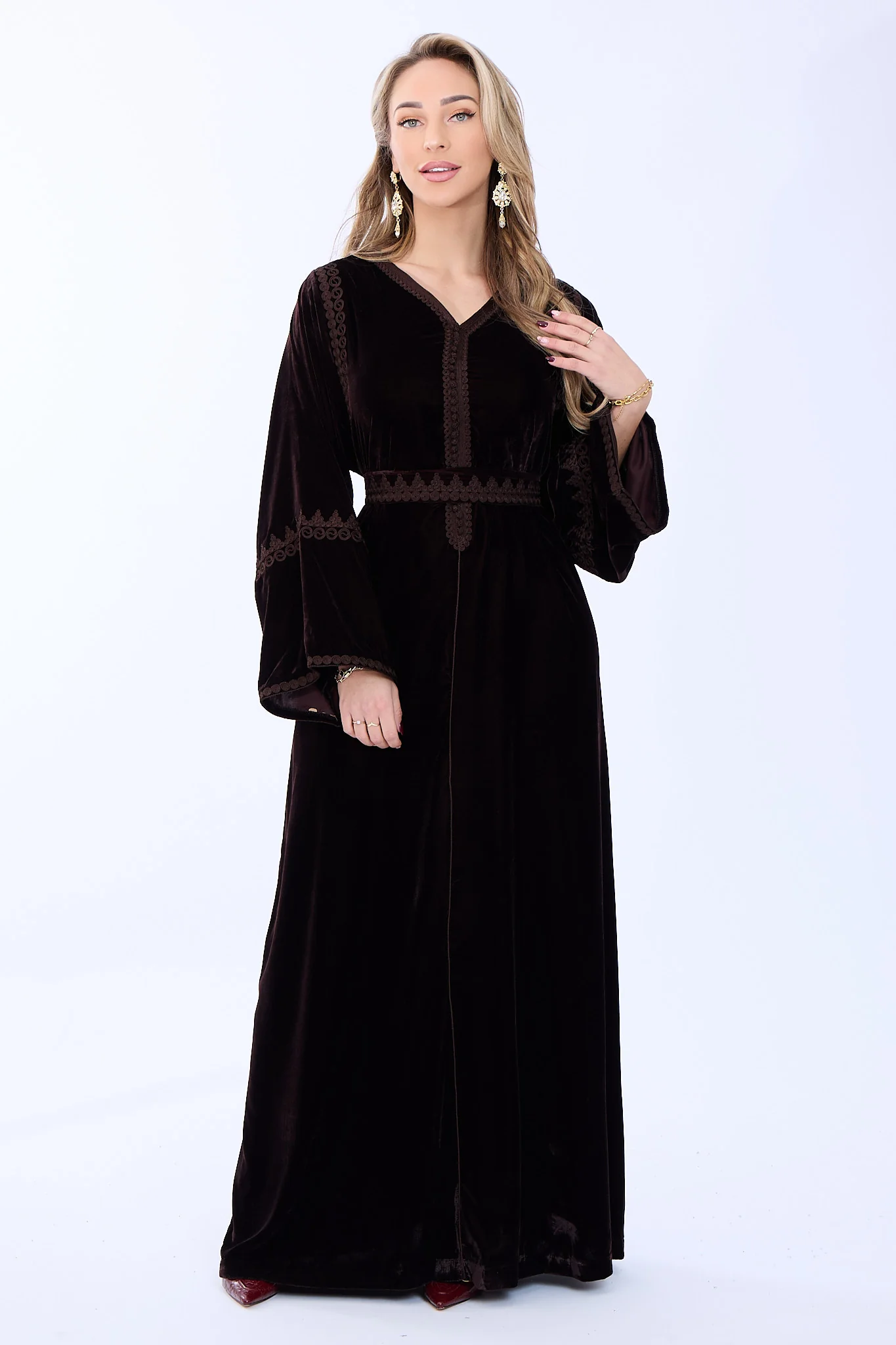 Caftan Majda Brown - Image 4