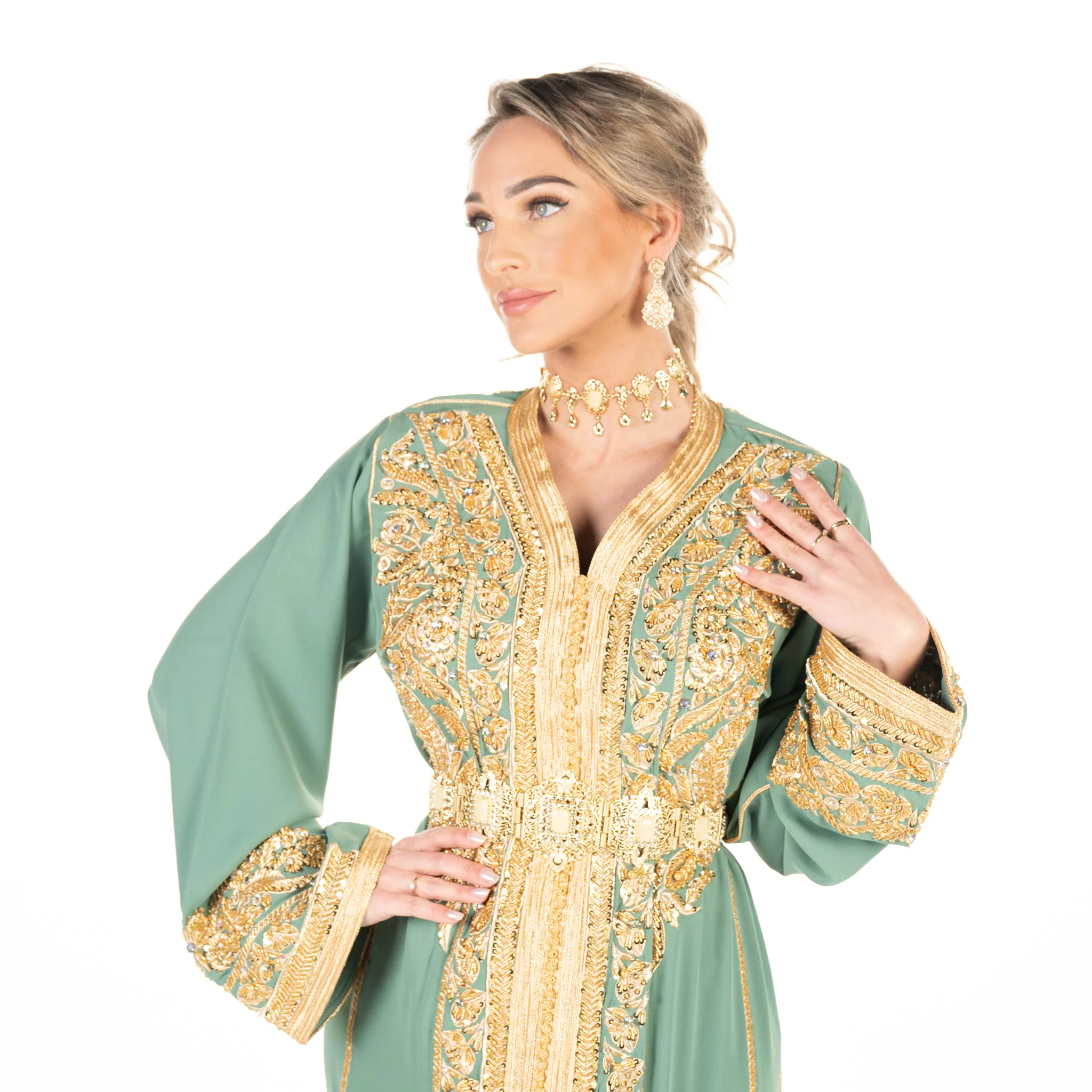 Caftan Malak Green - Image 7