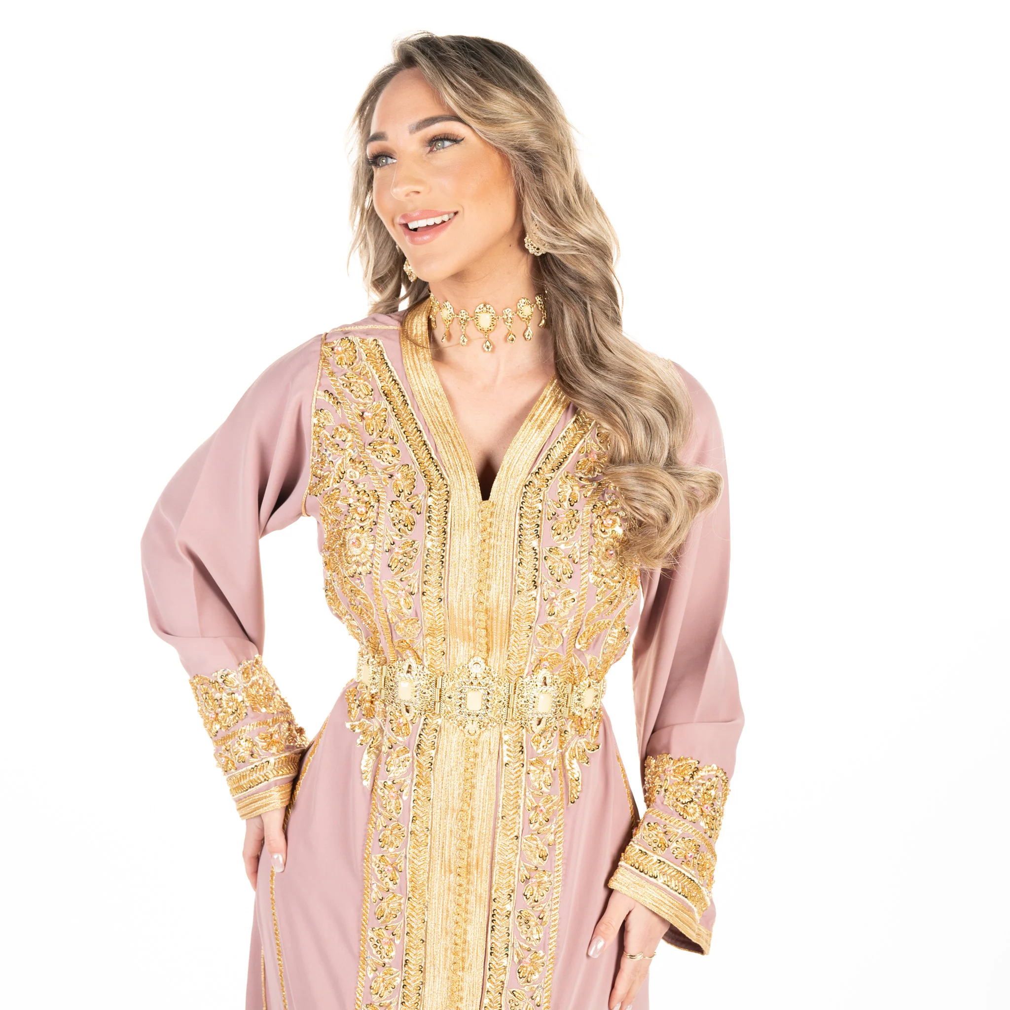 Caftan Malak Pink - Image 4