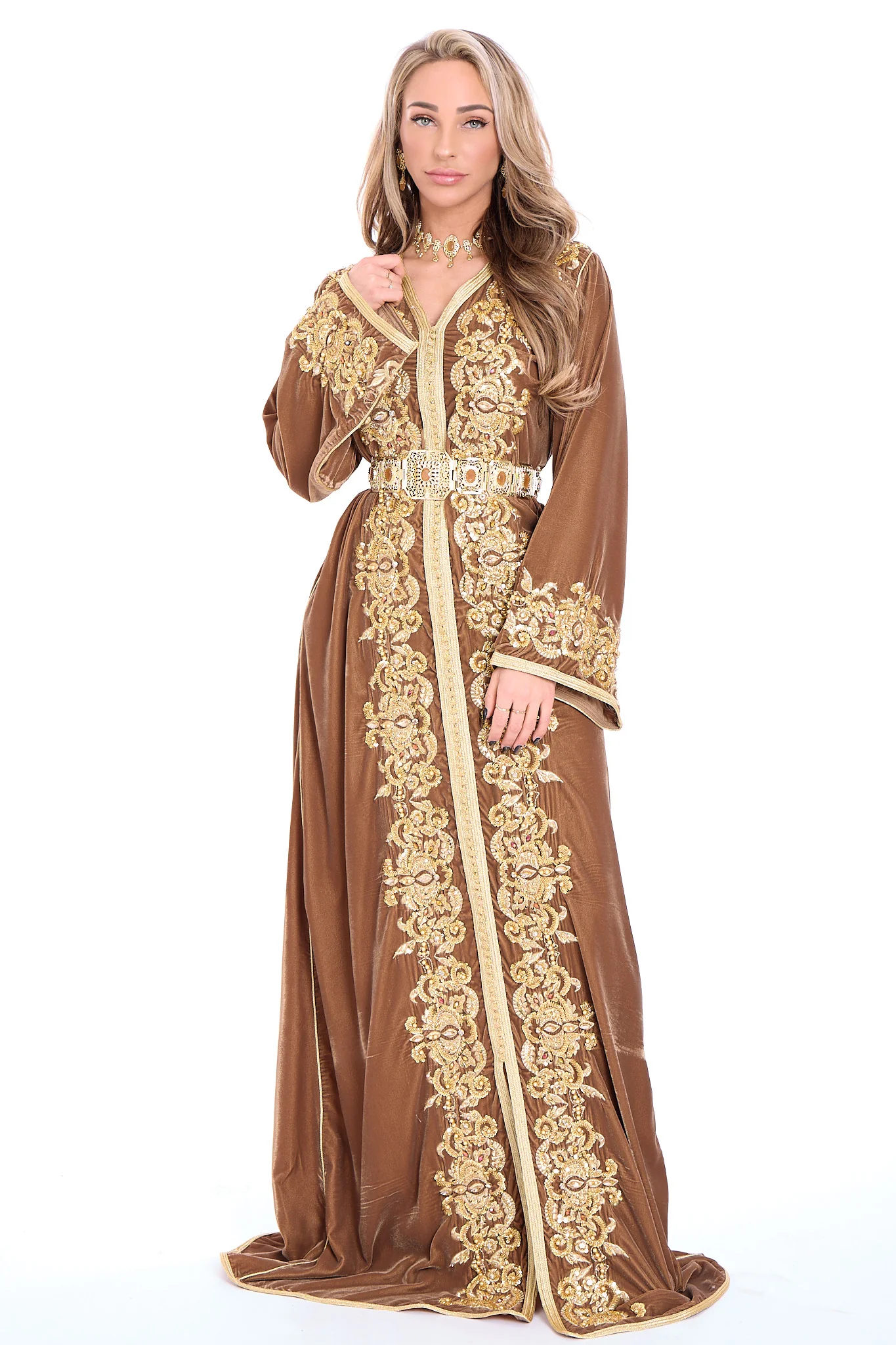 Caftan Marwa Brown - Image 3