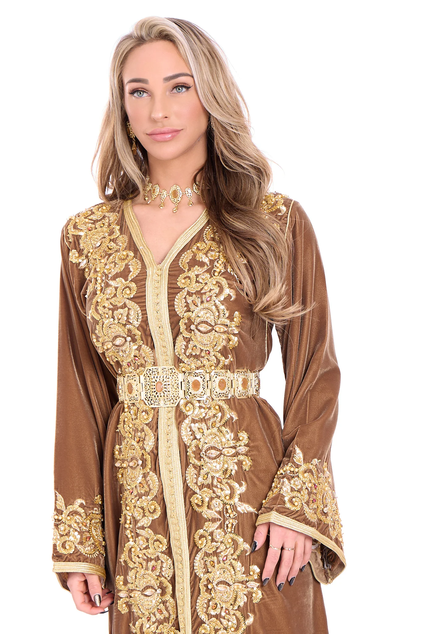 Caftan Marwa Brown - Image 4