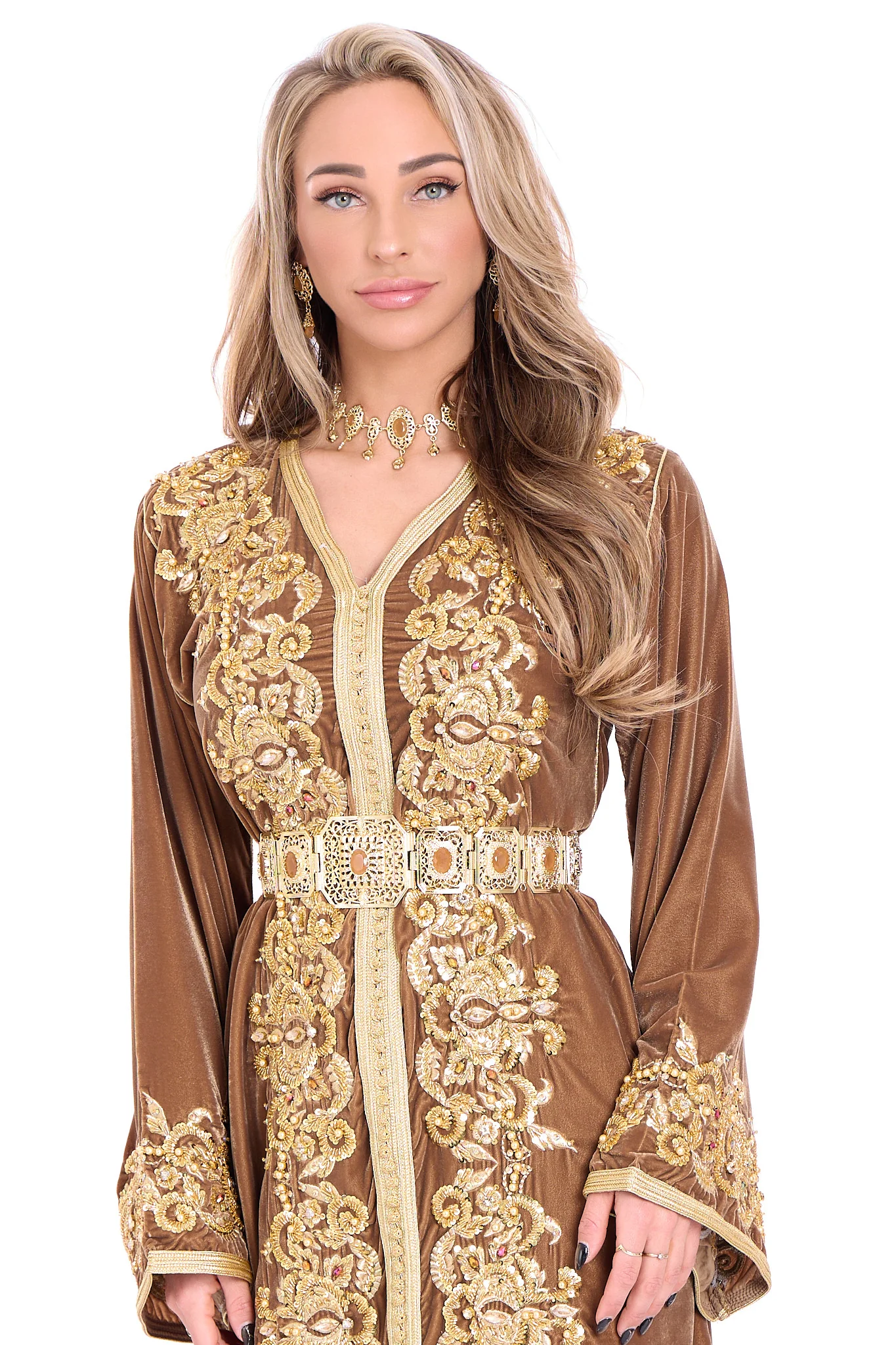 Caftan Marwa Brown - Image 5