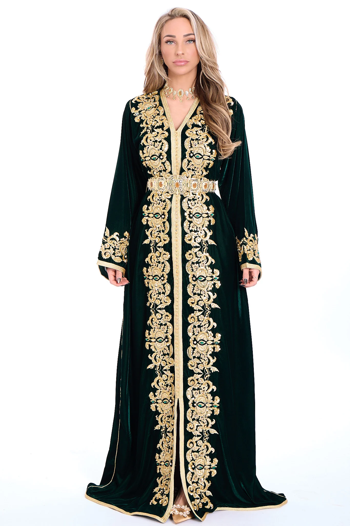 Caftan Marwa Darkgreen - Image 2
