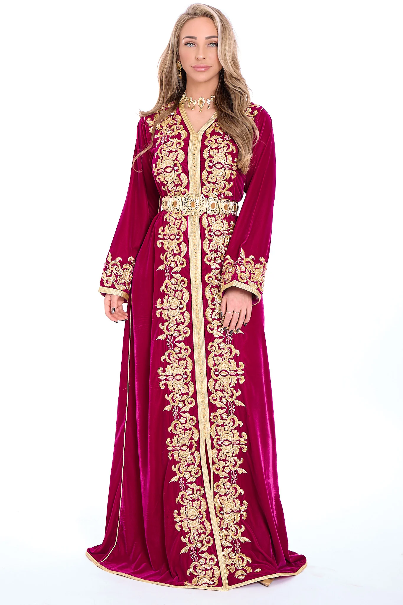 Caftan Marwa Magenta - Image 4
