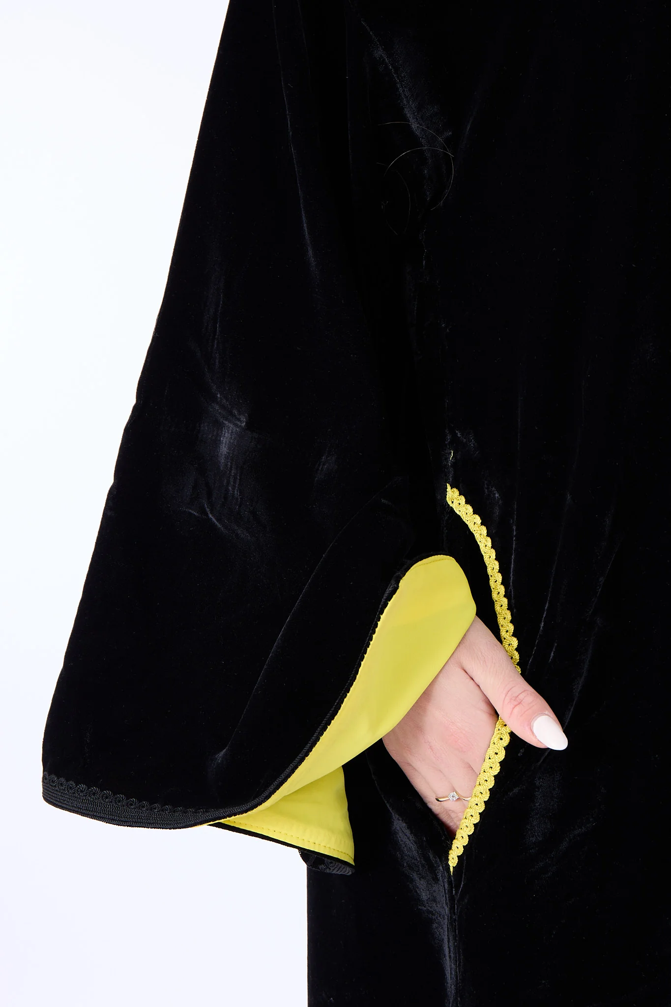 Caftan Mayar Black-Yellow - Image 3