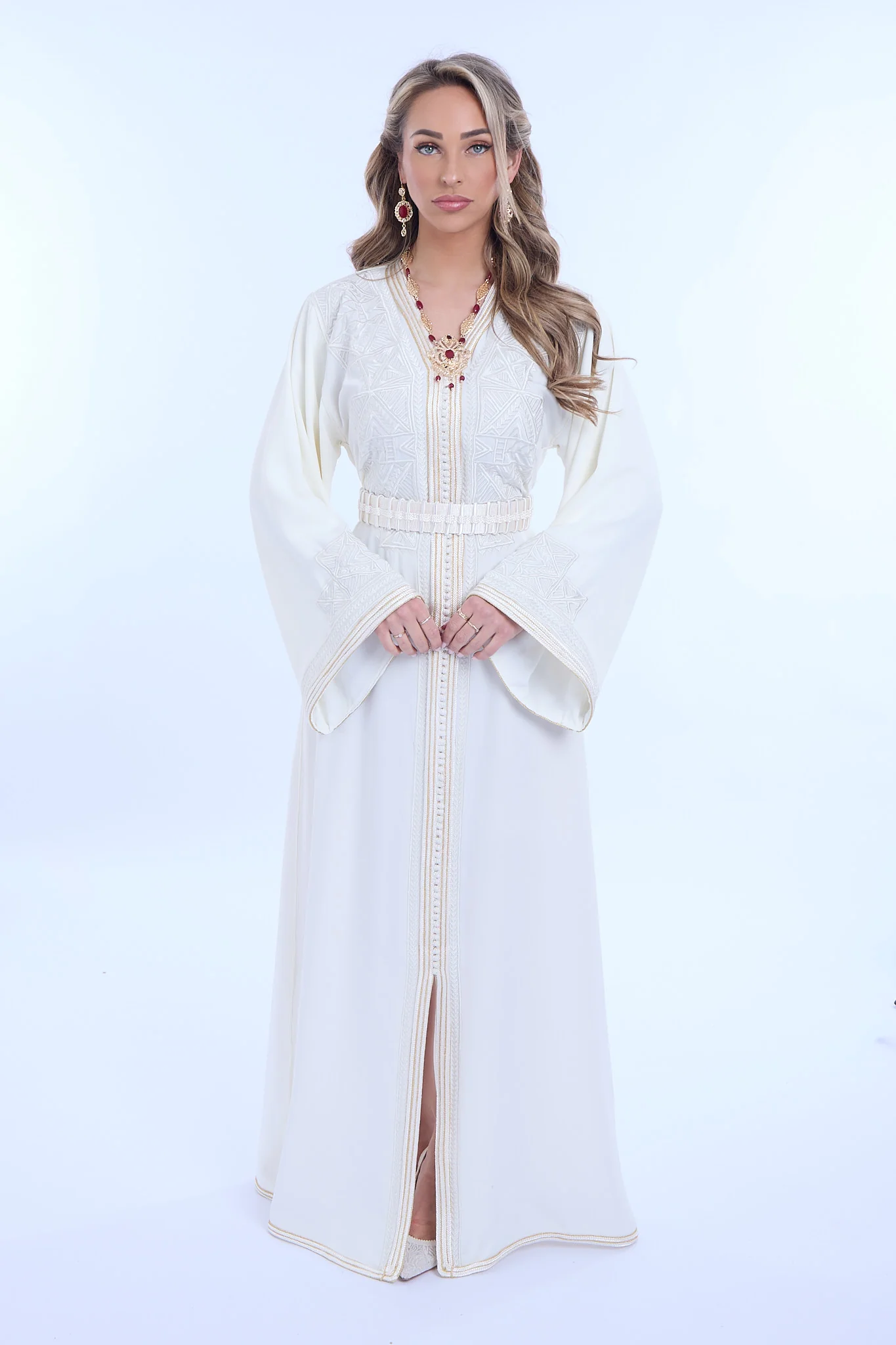 Caftan Nadine Brokenwhite - Image 3