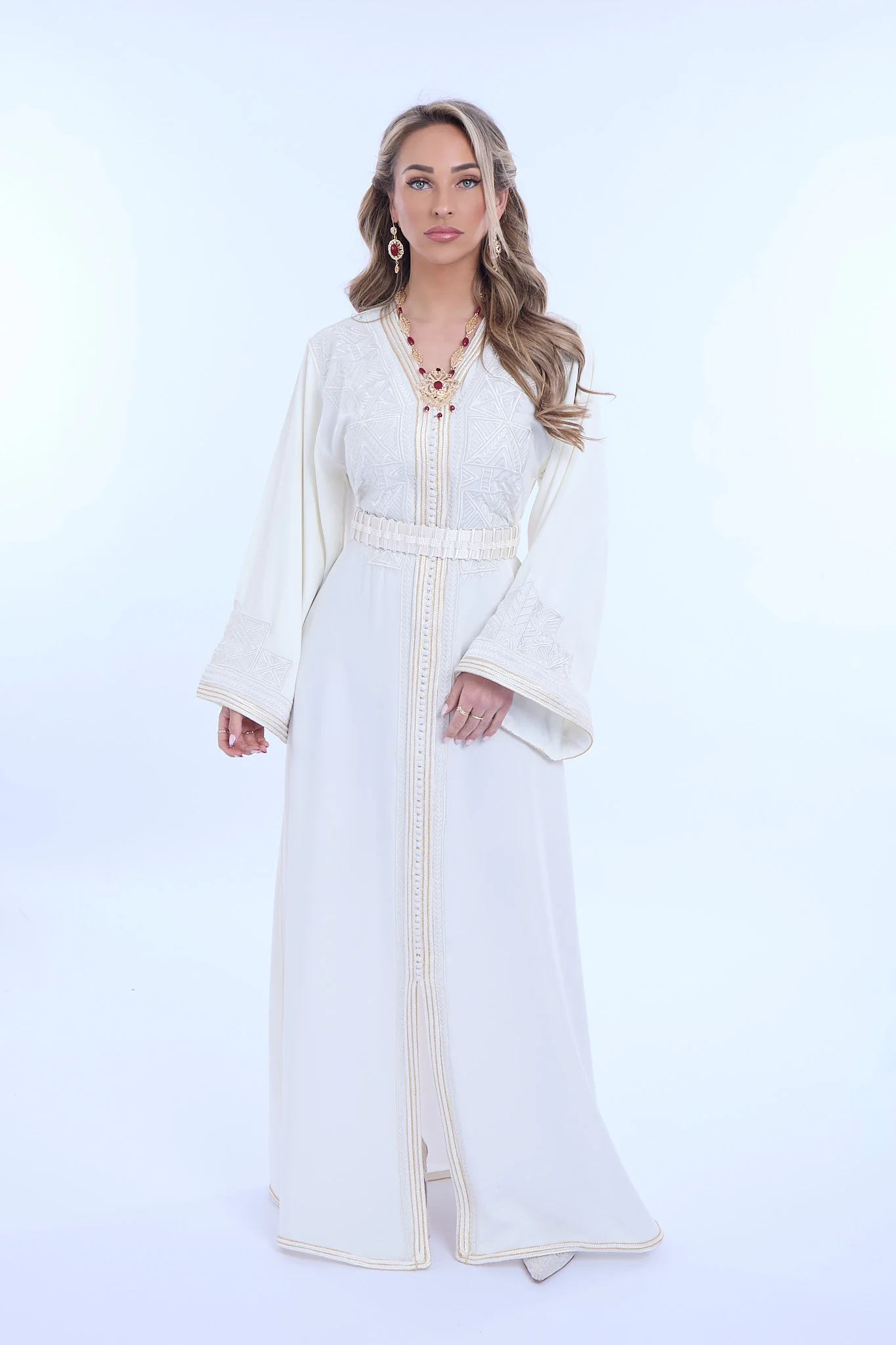 Caftan Nadine Brokenwhite - Image 4