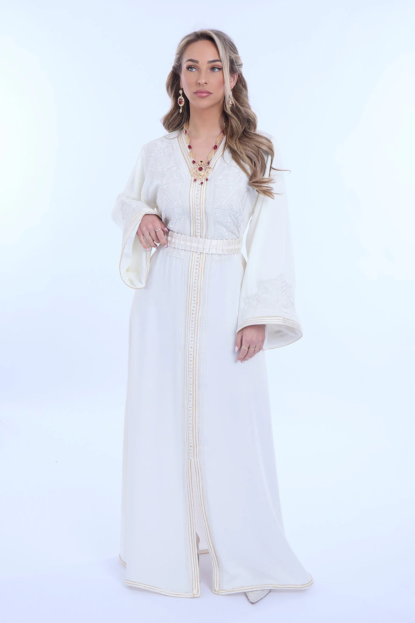 Caftan Nadine Brokenwhite - Image 5