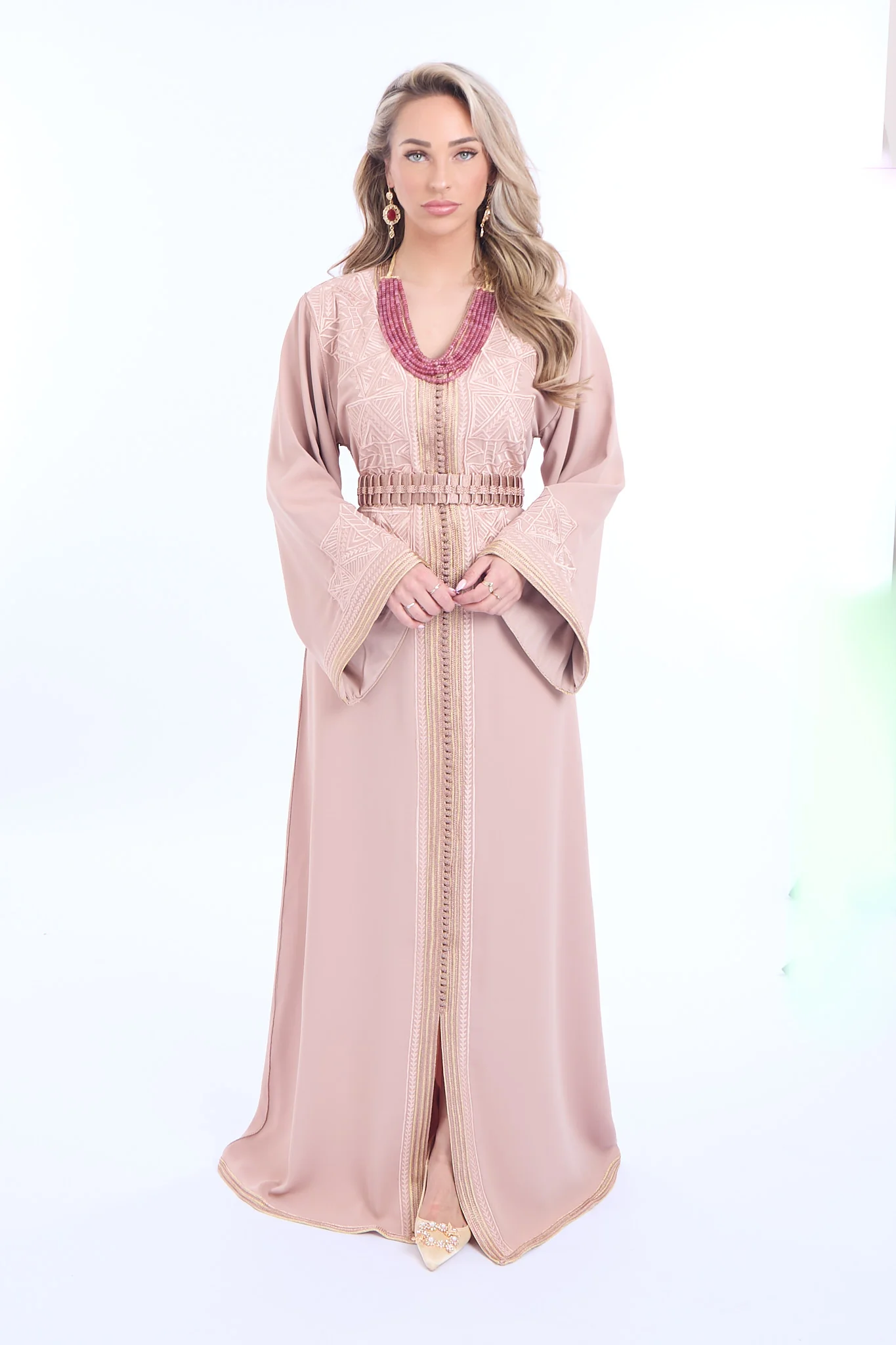 Caftan Nadine Light Salmon - Image 3