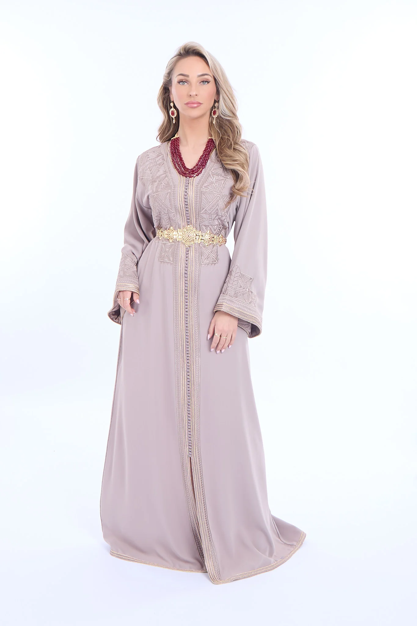 Caftan Nadine Nude - Image 5
