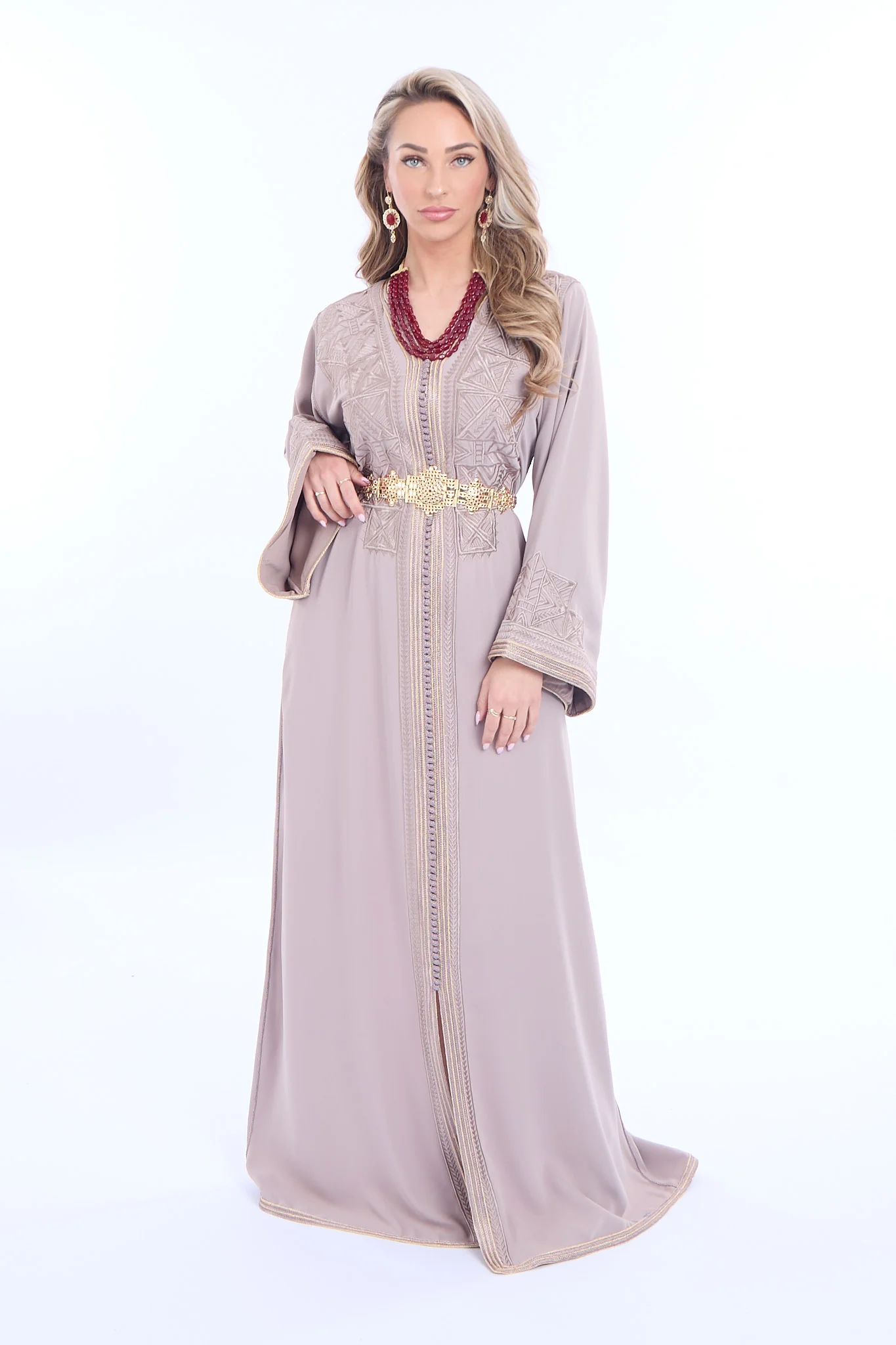 Caftan Nadine Nude - Image 6
