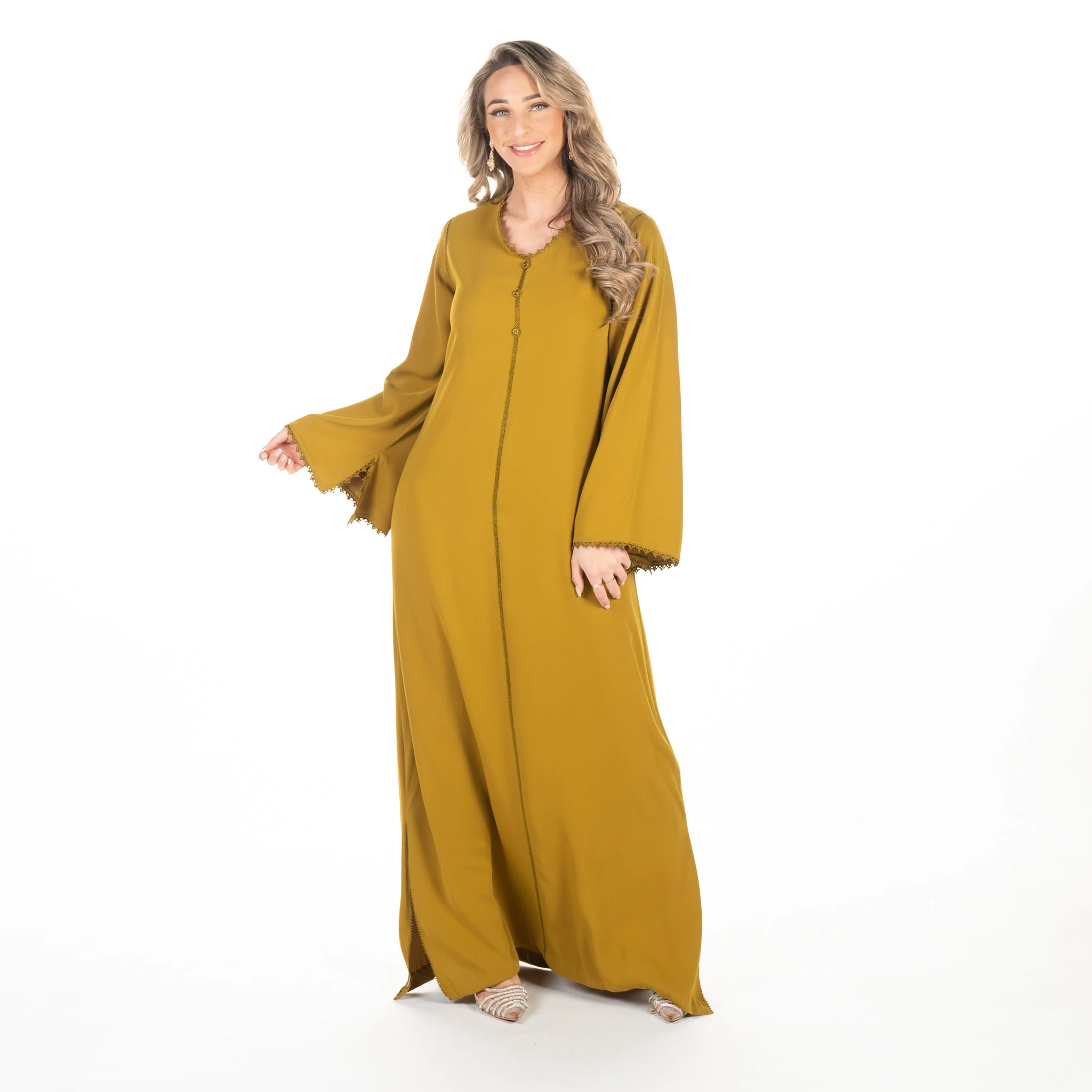 Caftan Nariman Olive Green - Image 10