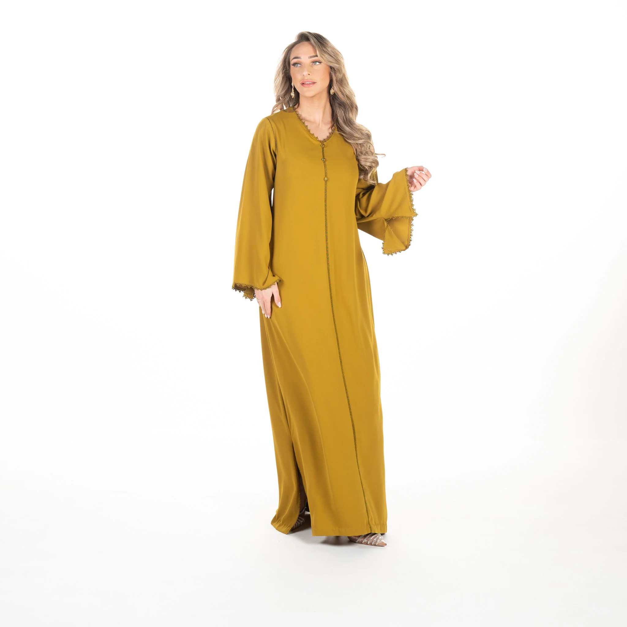 Caftan Nariman Olive Green - Image 8