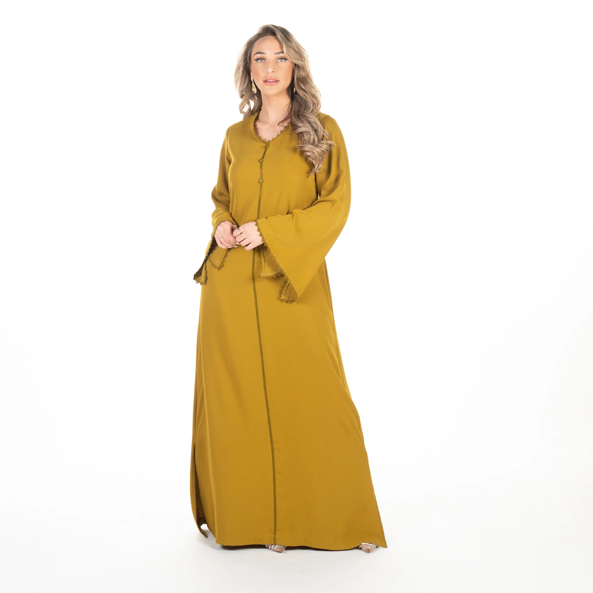Caftan Nariman Olive Green - Image 9