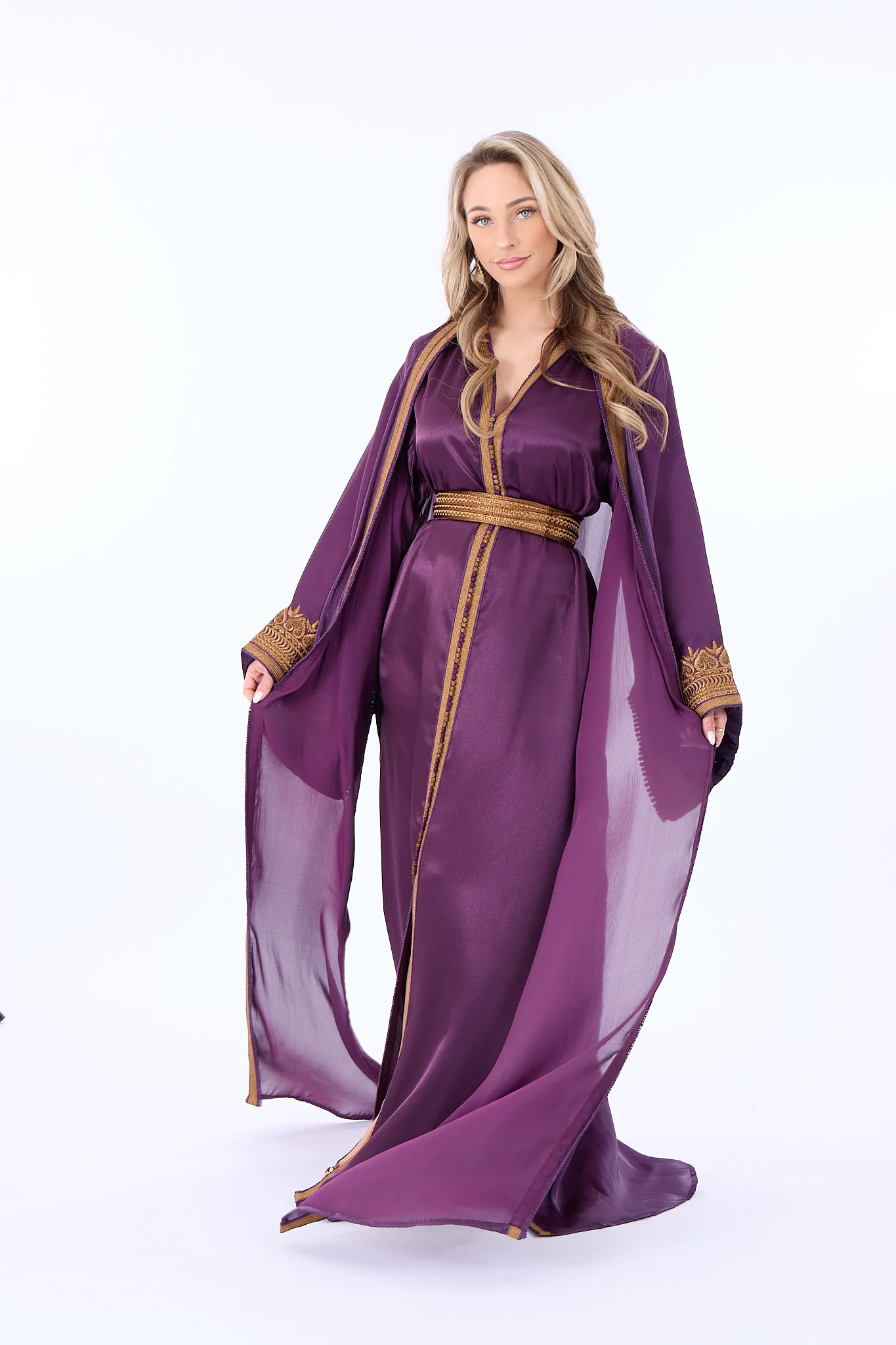 Caftan Narjis Purple - Image 5