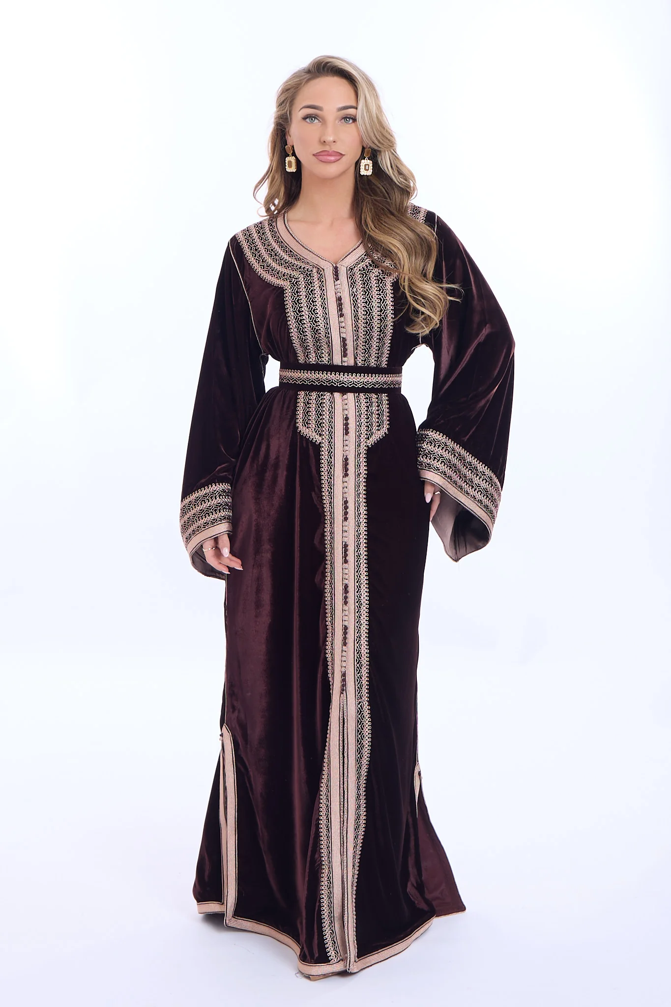 Caftan Huda Brown - Image 2