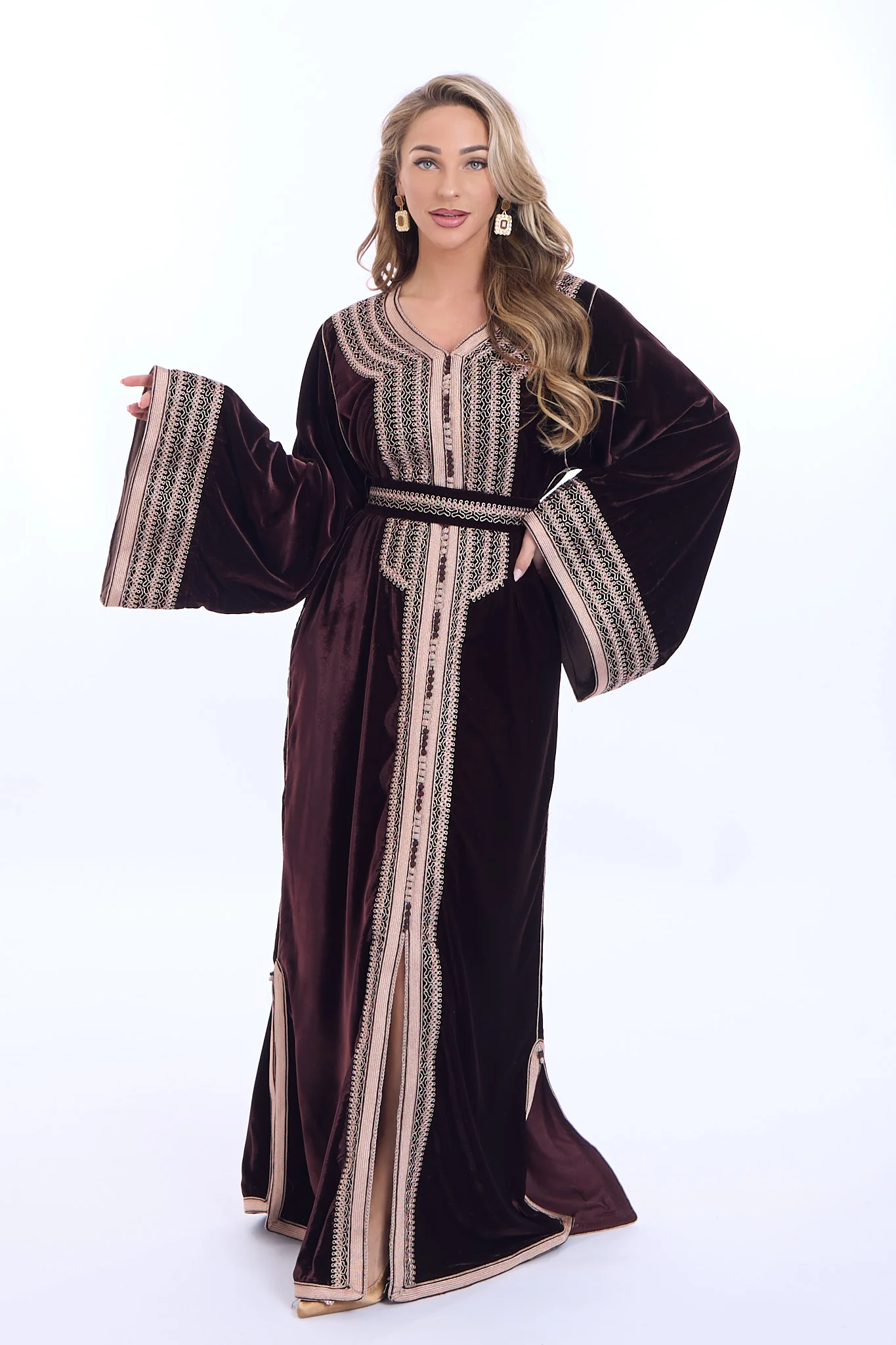 Caftan Huda Brown - Image 3