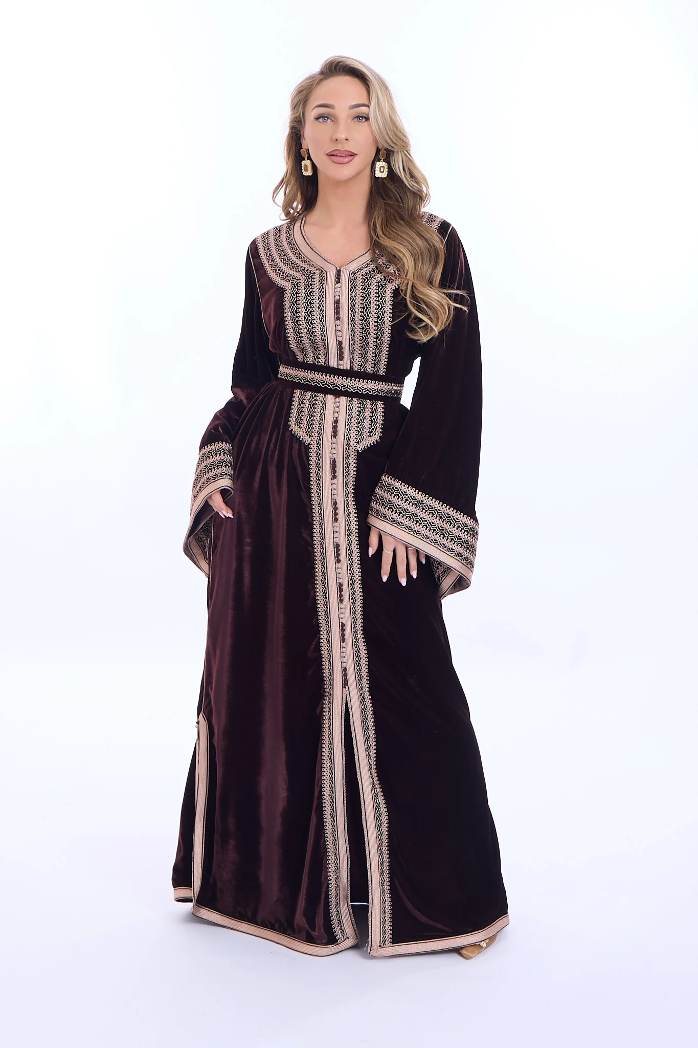 Caftan Huda Brown - Image 4
