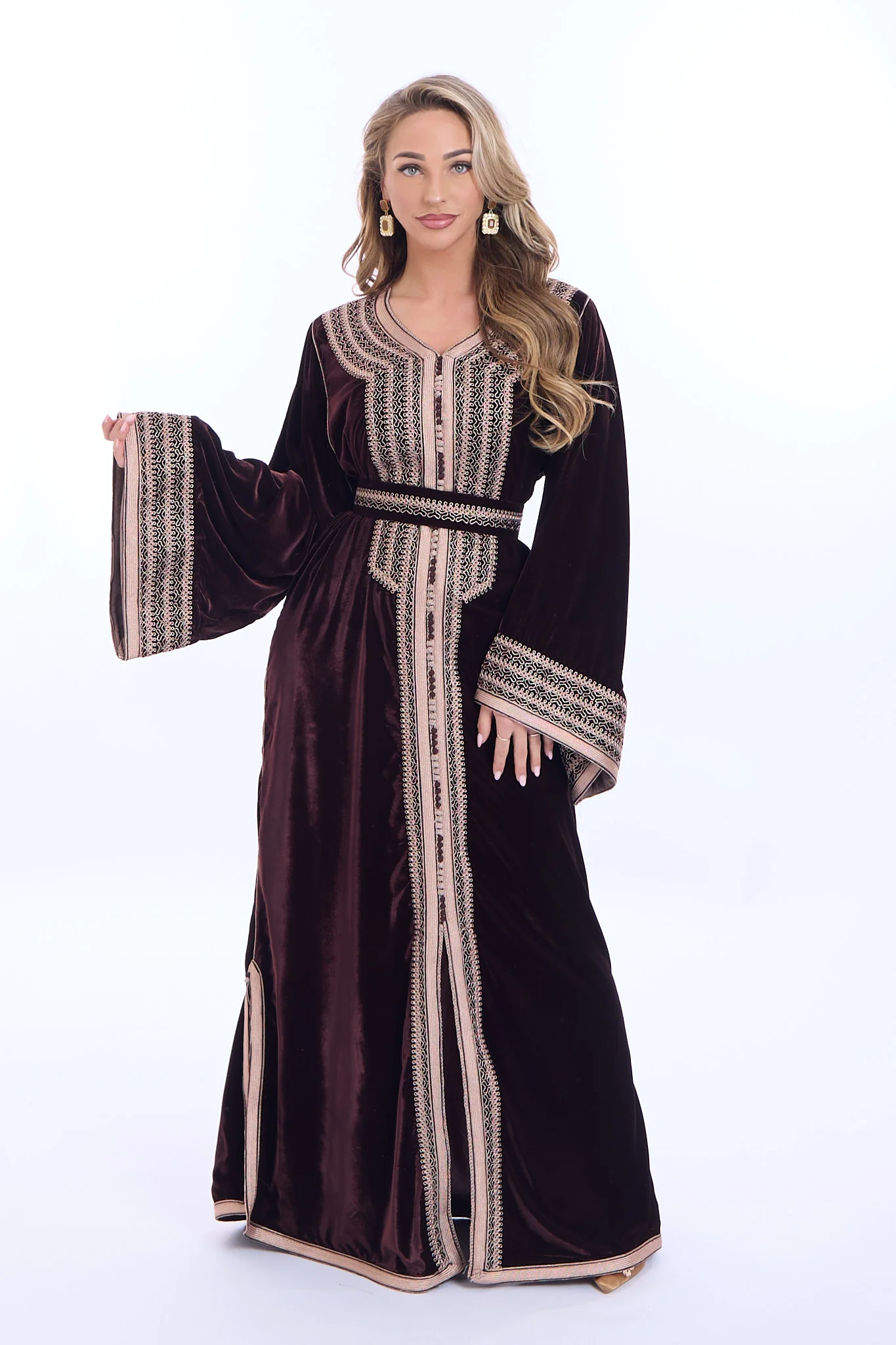 Caftan Huda Brown - Image 5
