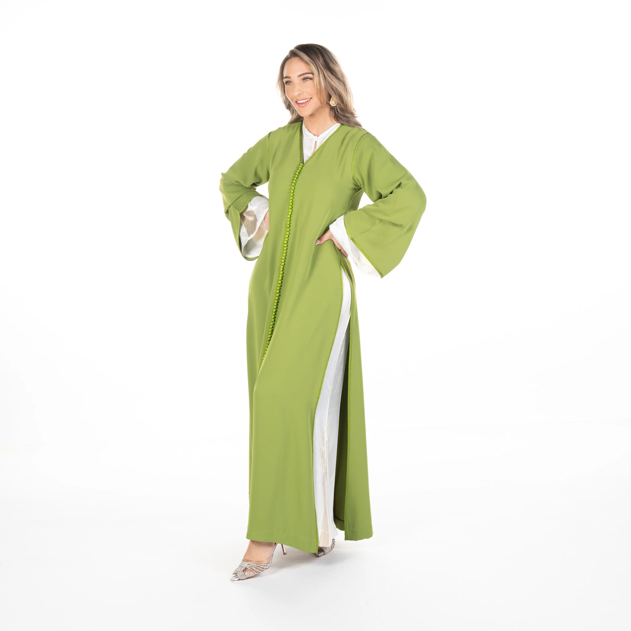 Caftan Nina Olivegreen - Image 8
