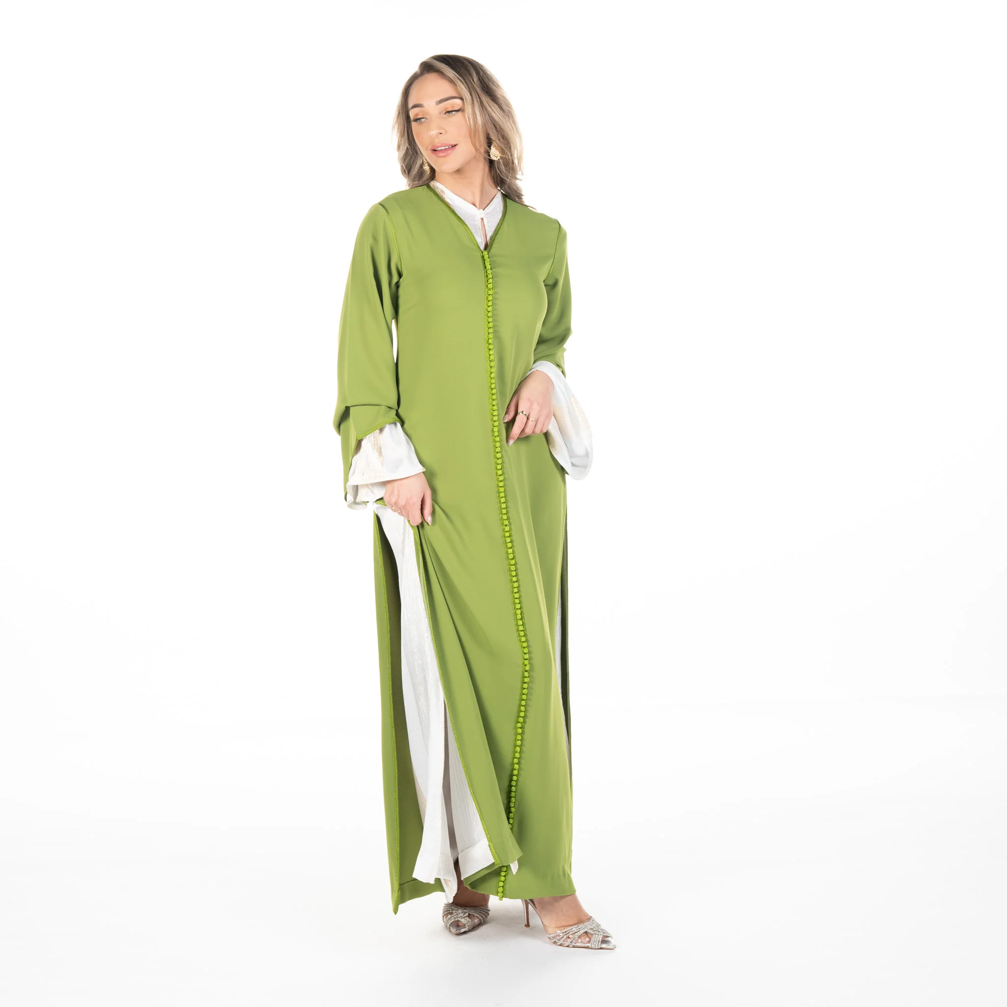 Caftan Nina Olivegreen - Image 9