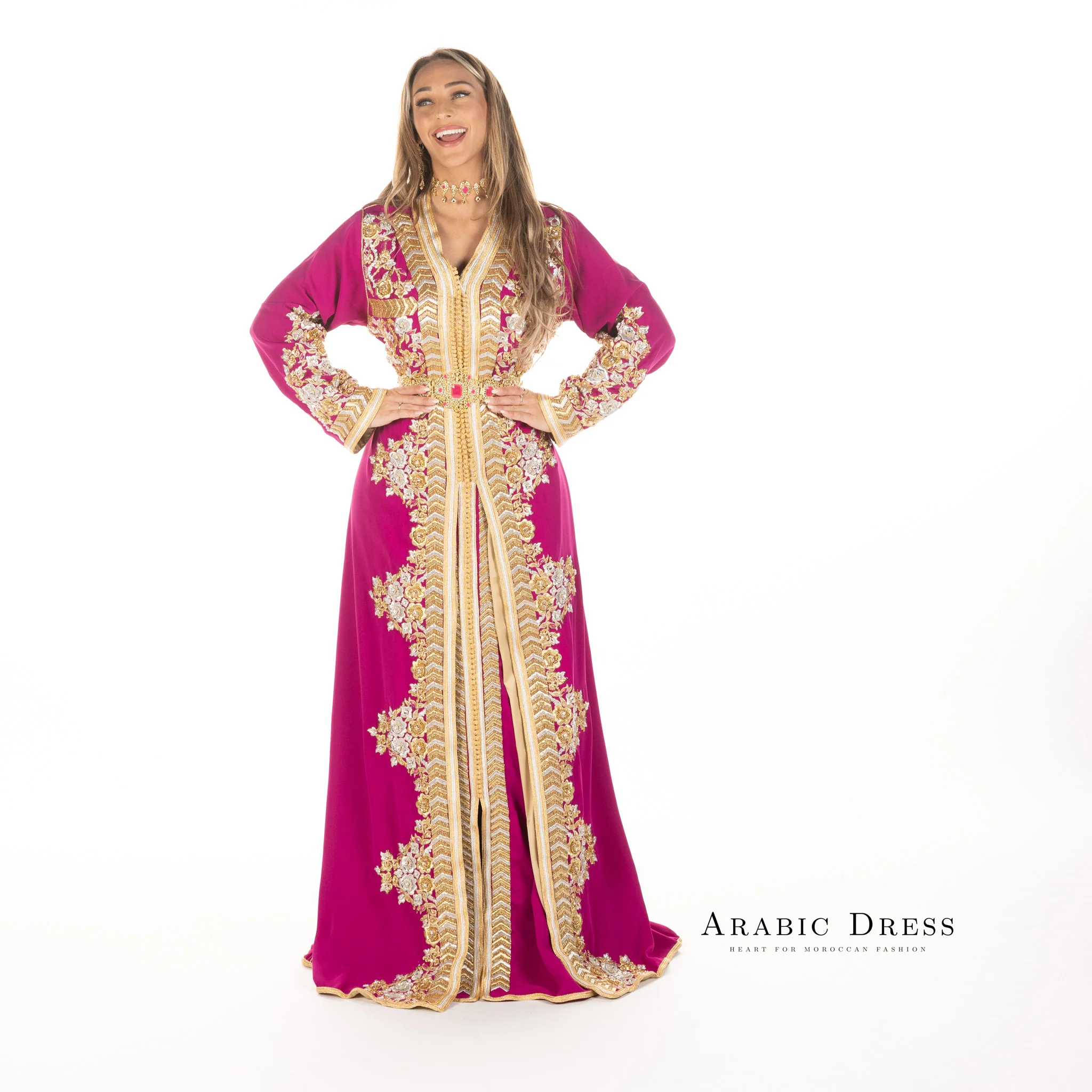 Caftan Nisa Magenta - Image 10