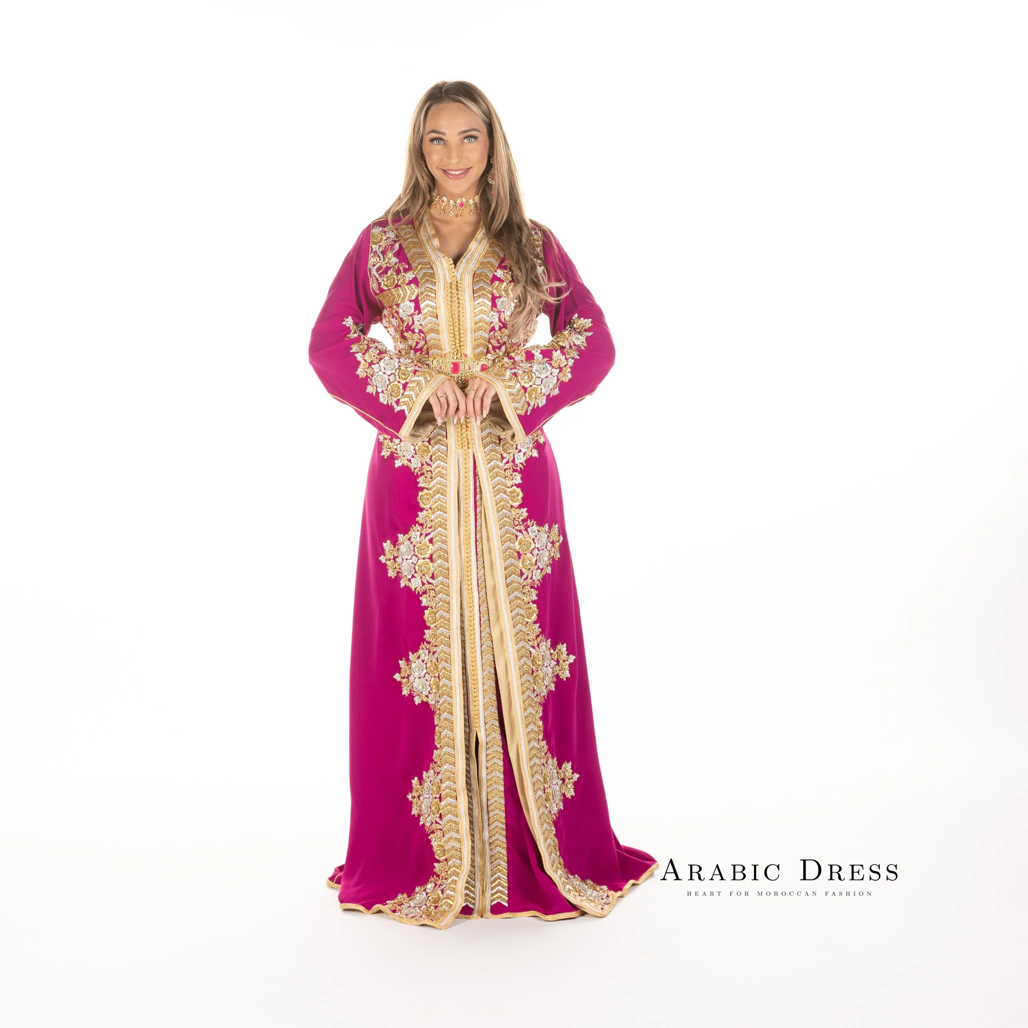 Caftan Nisa Magenta - Image 11