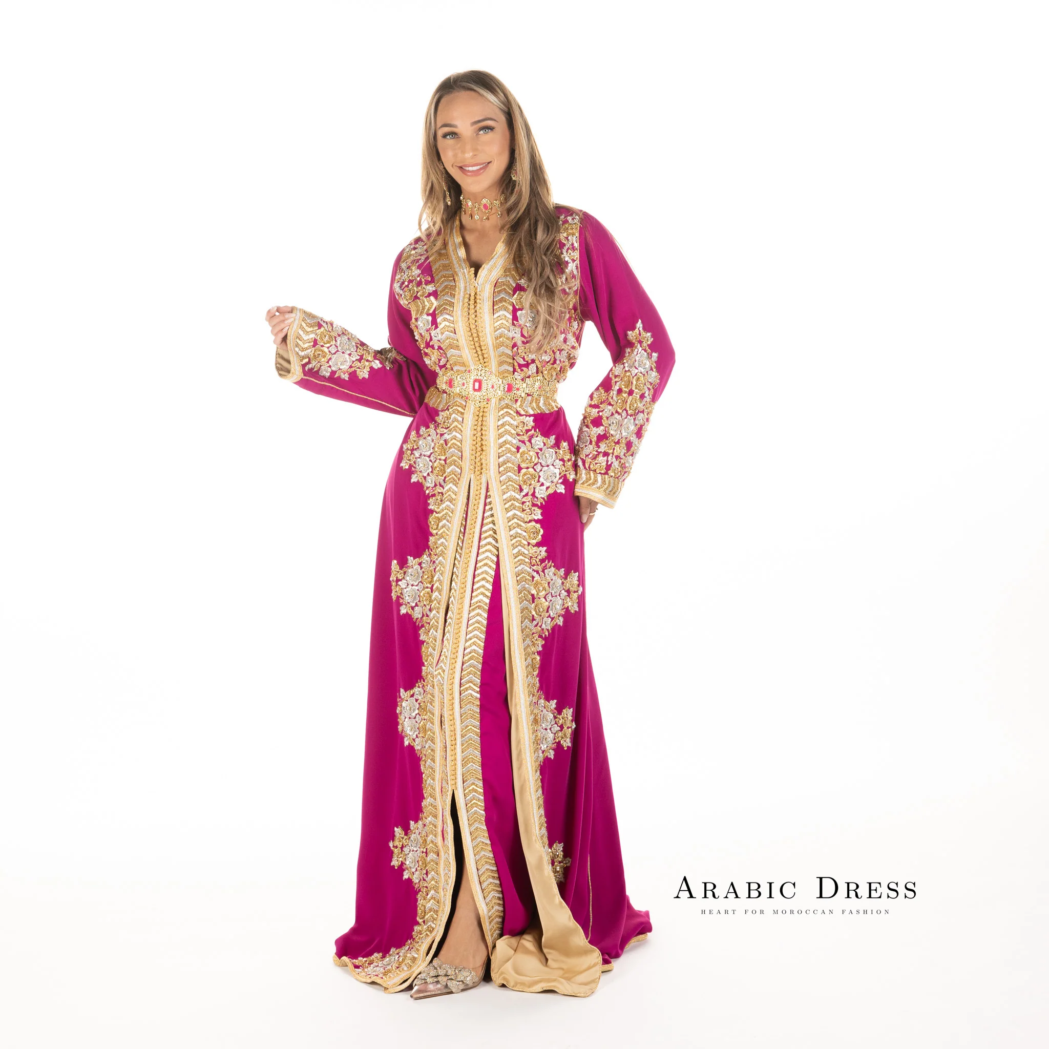 Caftan Nisa Magenta - Image 4