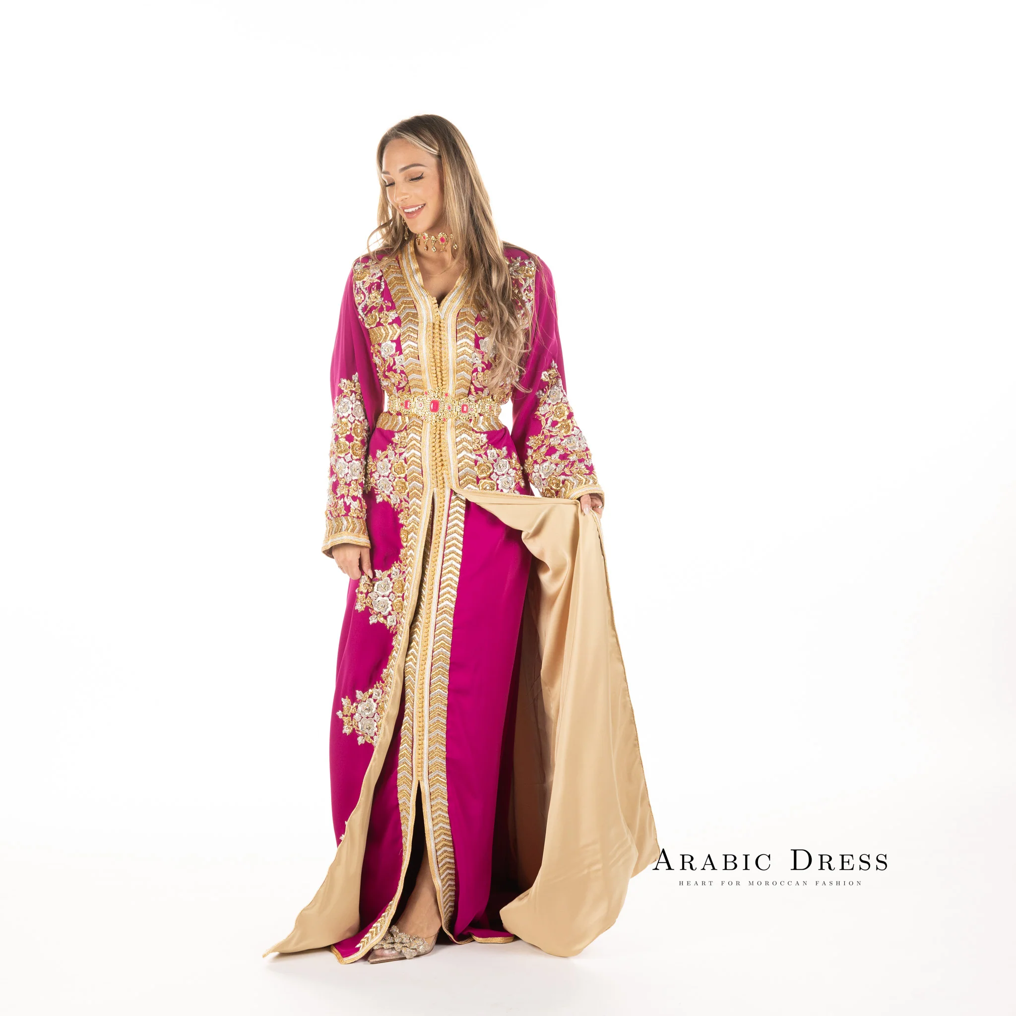 Caftan Nisa Magenta - Image 5