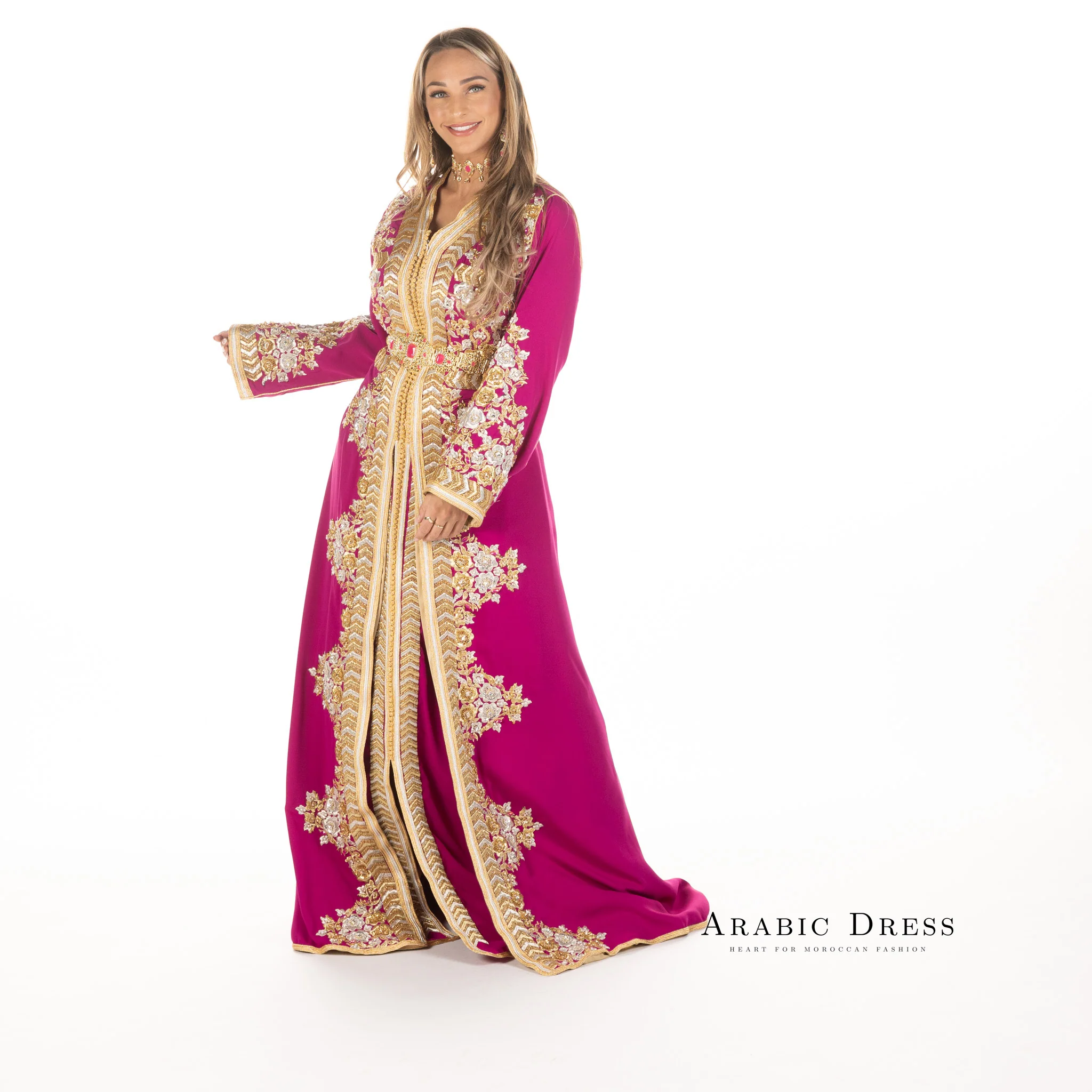 Caftan Nisa Magenta - Image 7