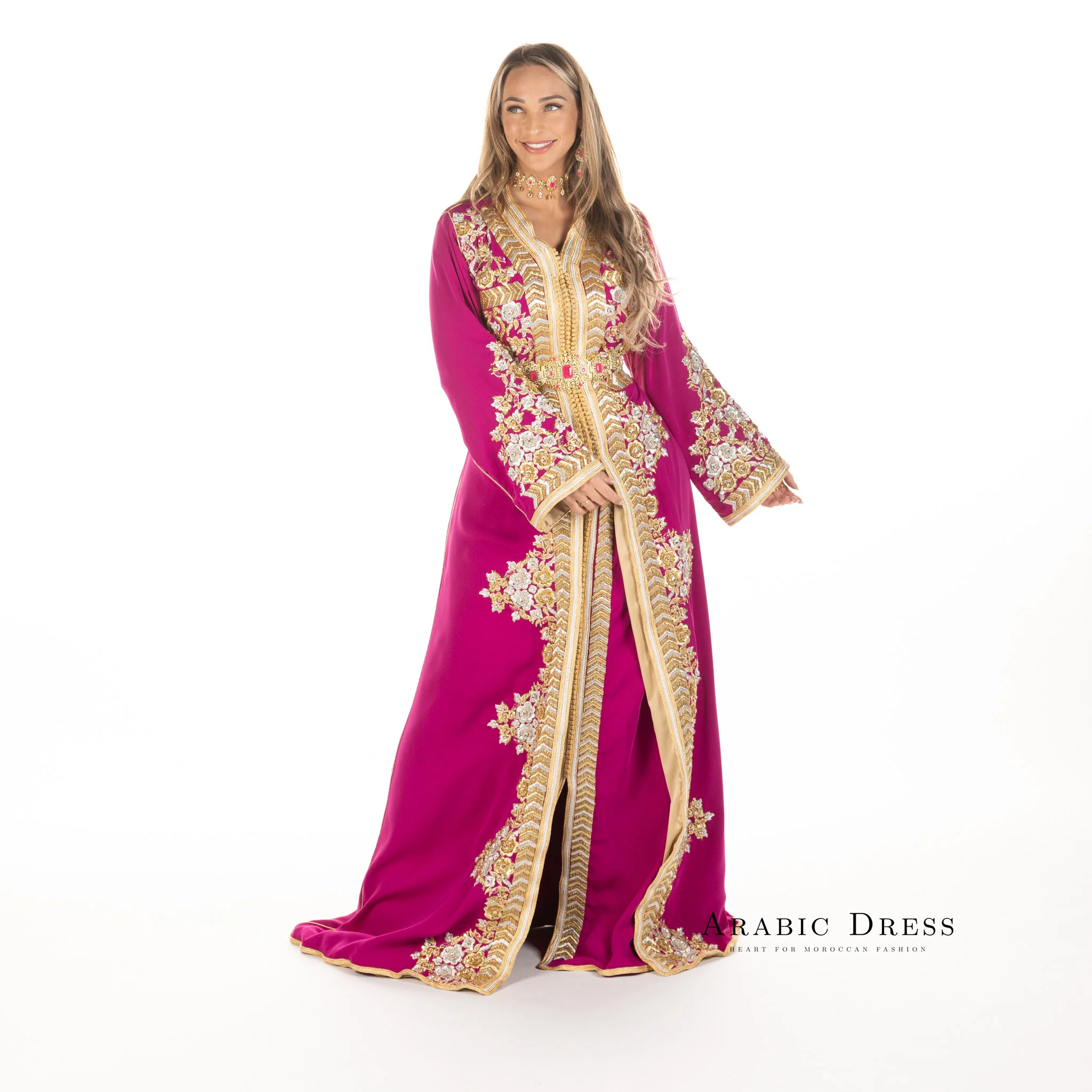 Caftan Nisa Magenta - Image 8