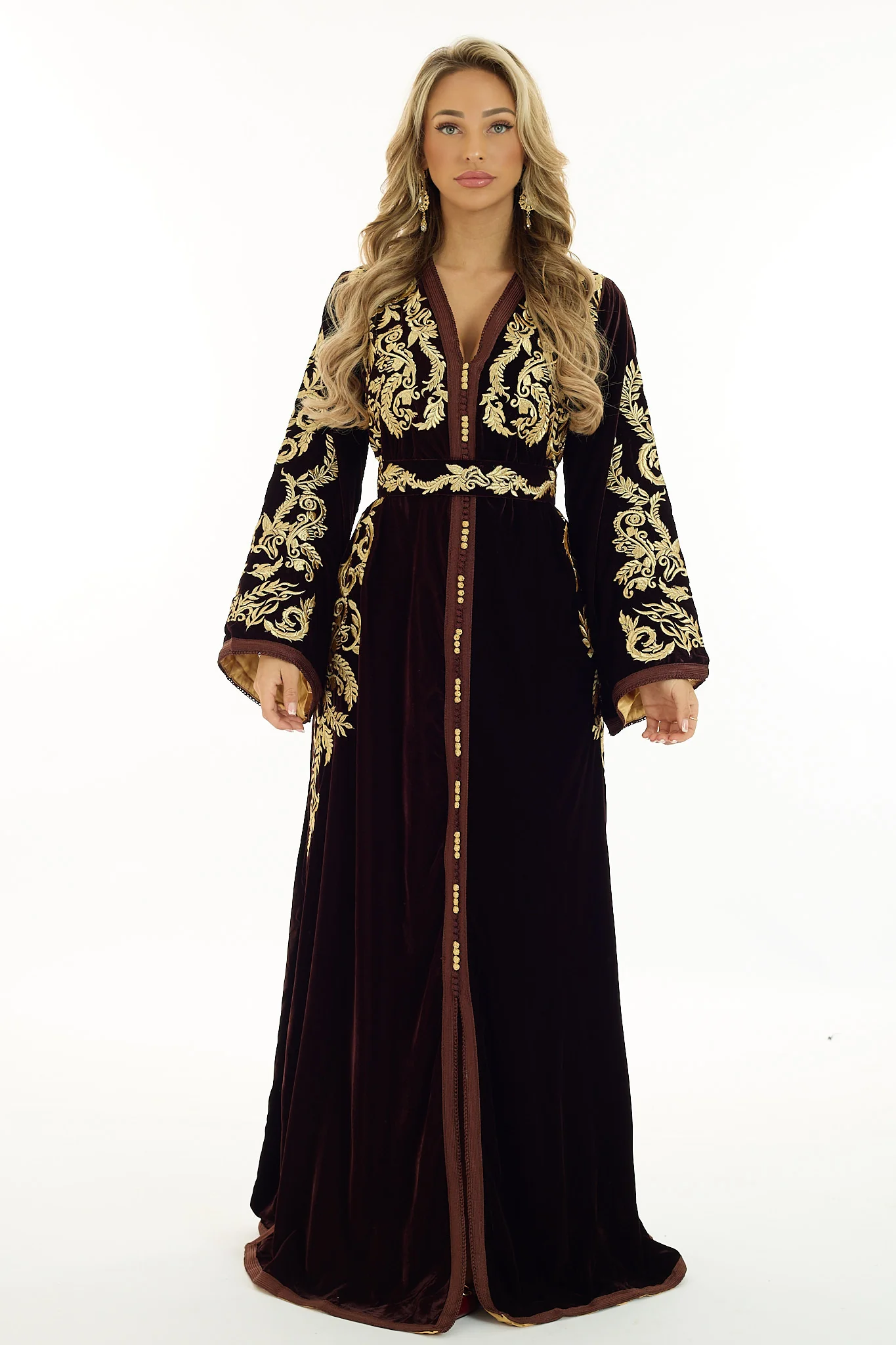 Caftan Nisma Brown - Image 2