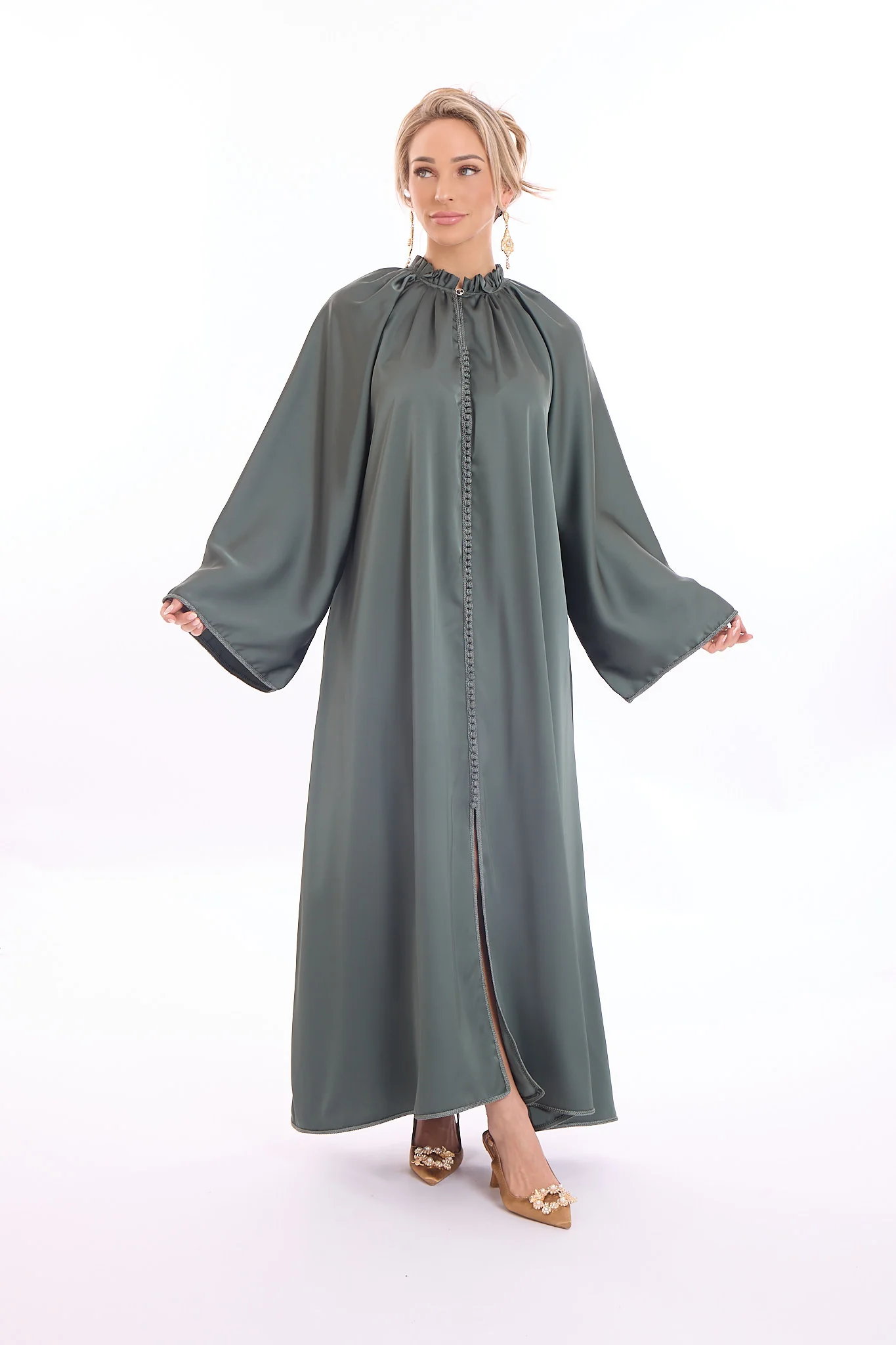 Caftan Ranya Olivegreen - Image 3