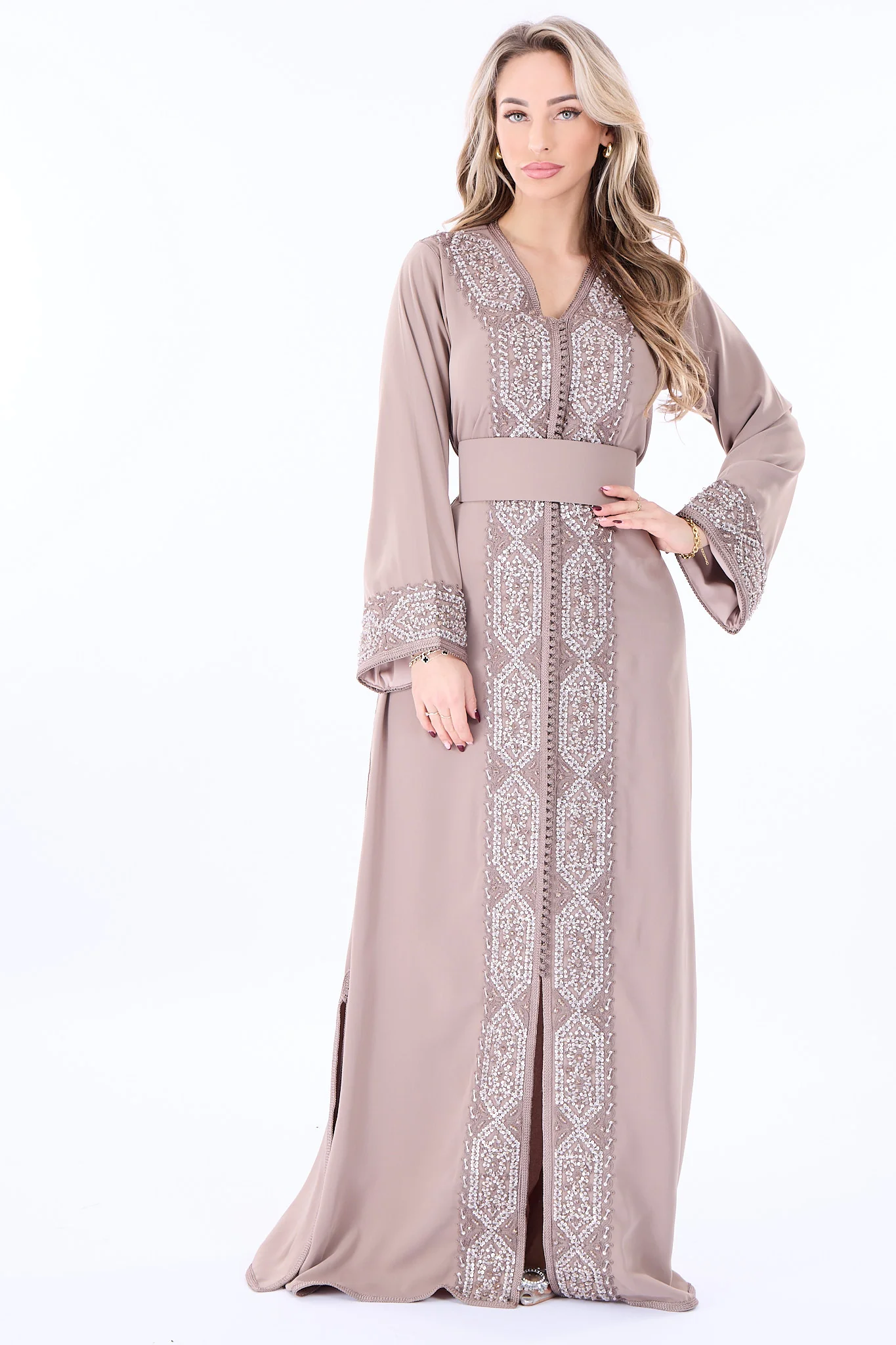 Caftan Rasha Nude - Image 4