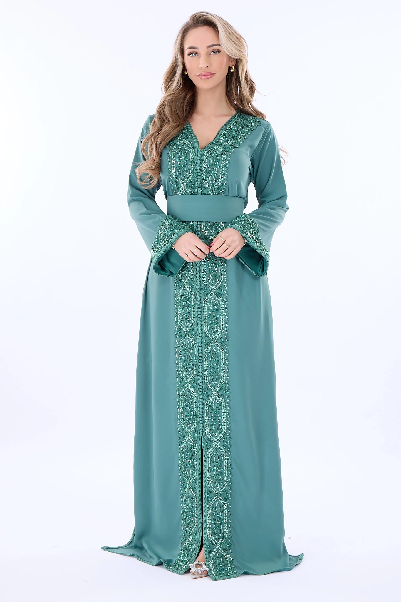 Caftan Rasha Darkseagreen - Image 2