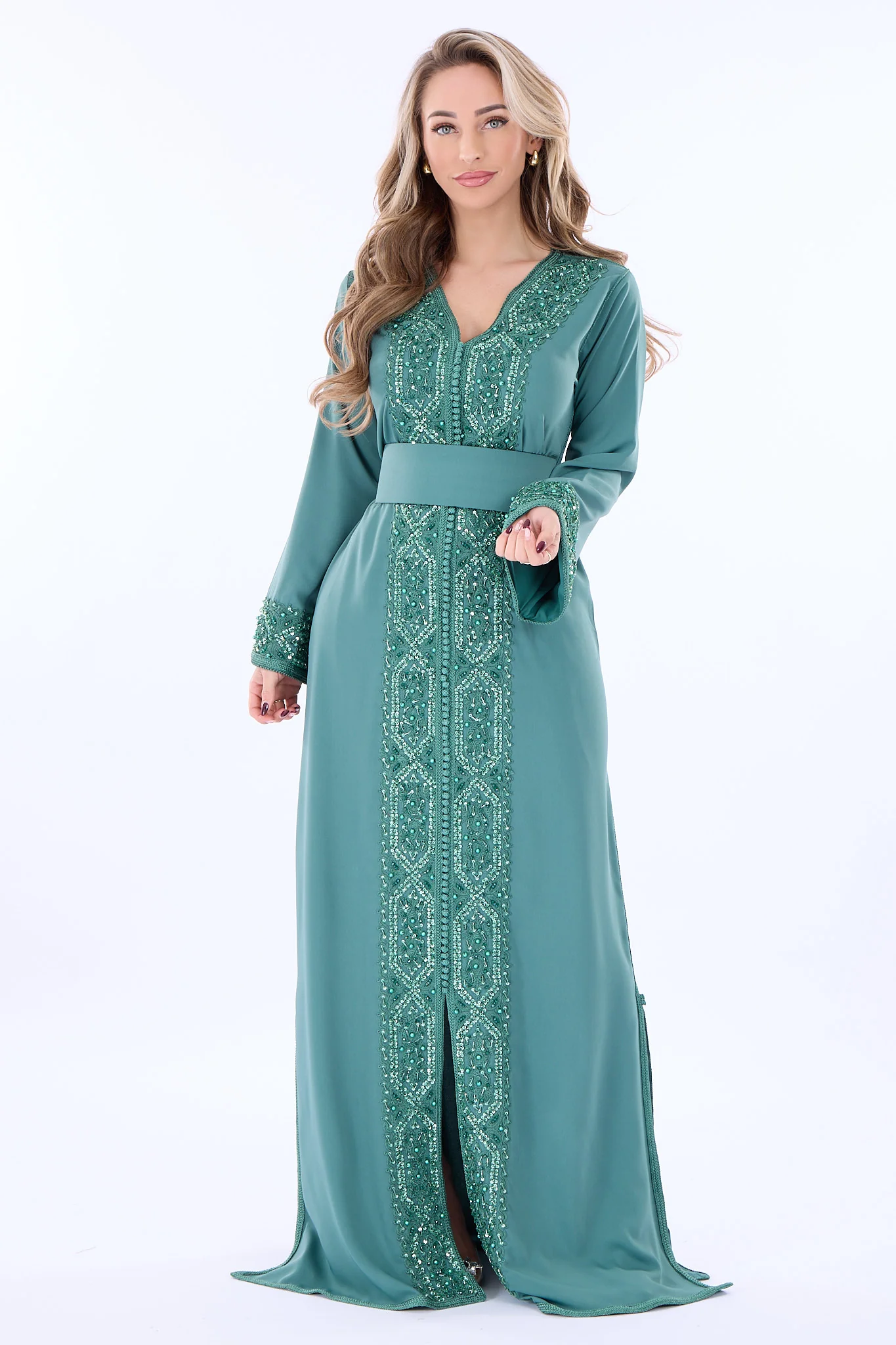 Caftan Rasha Darkseagreen - Image 4