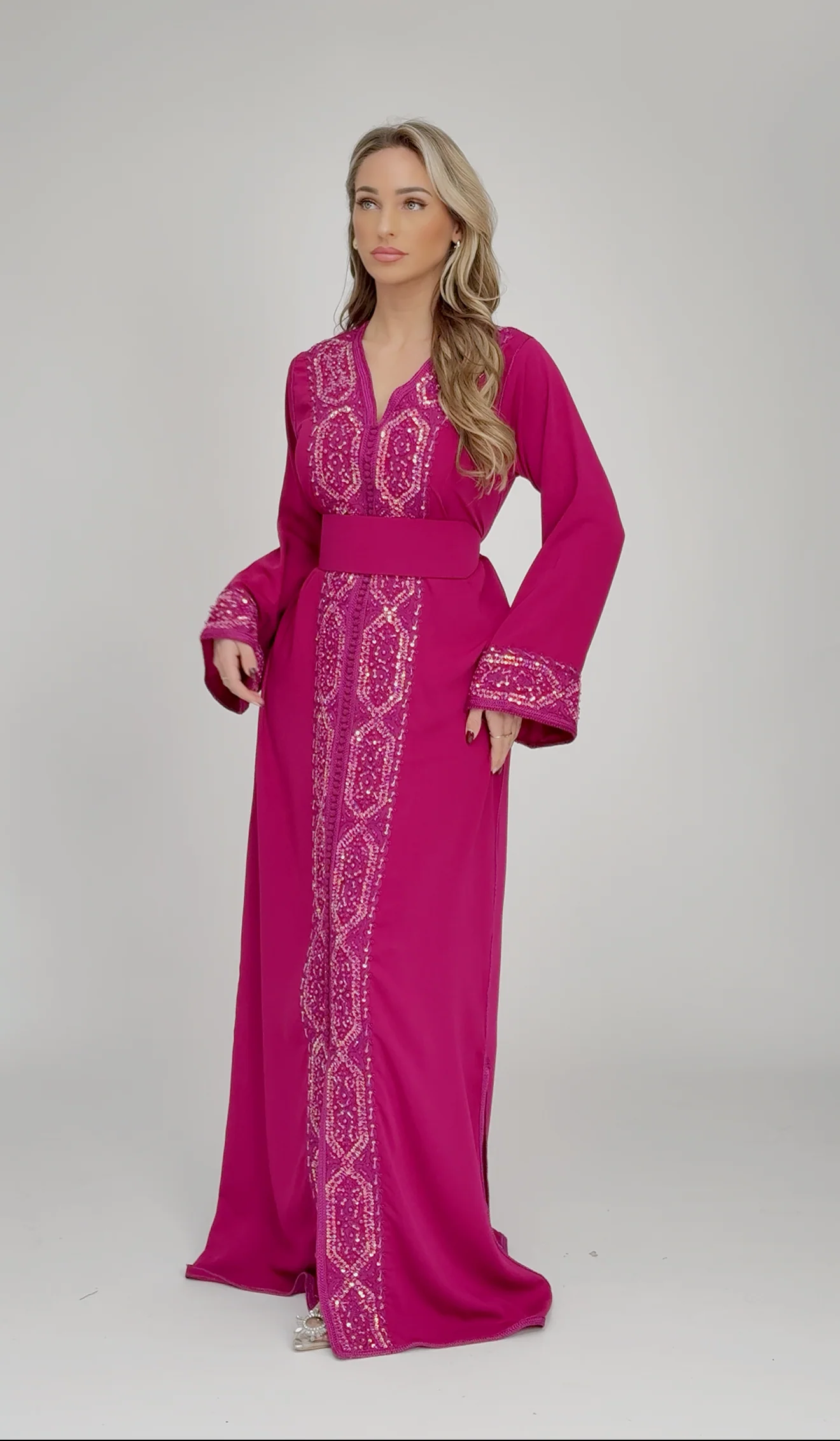 Caftan Rasha Magenta - Image 3