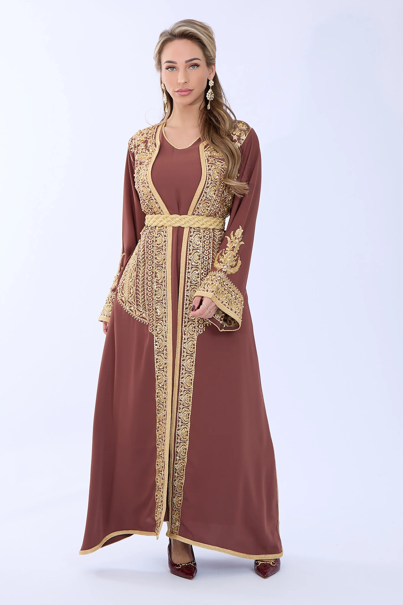 Caftan Reem Brown - Image 3