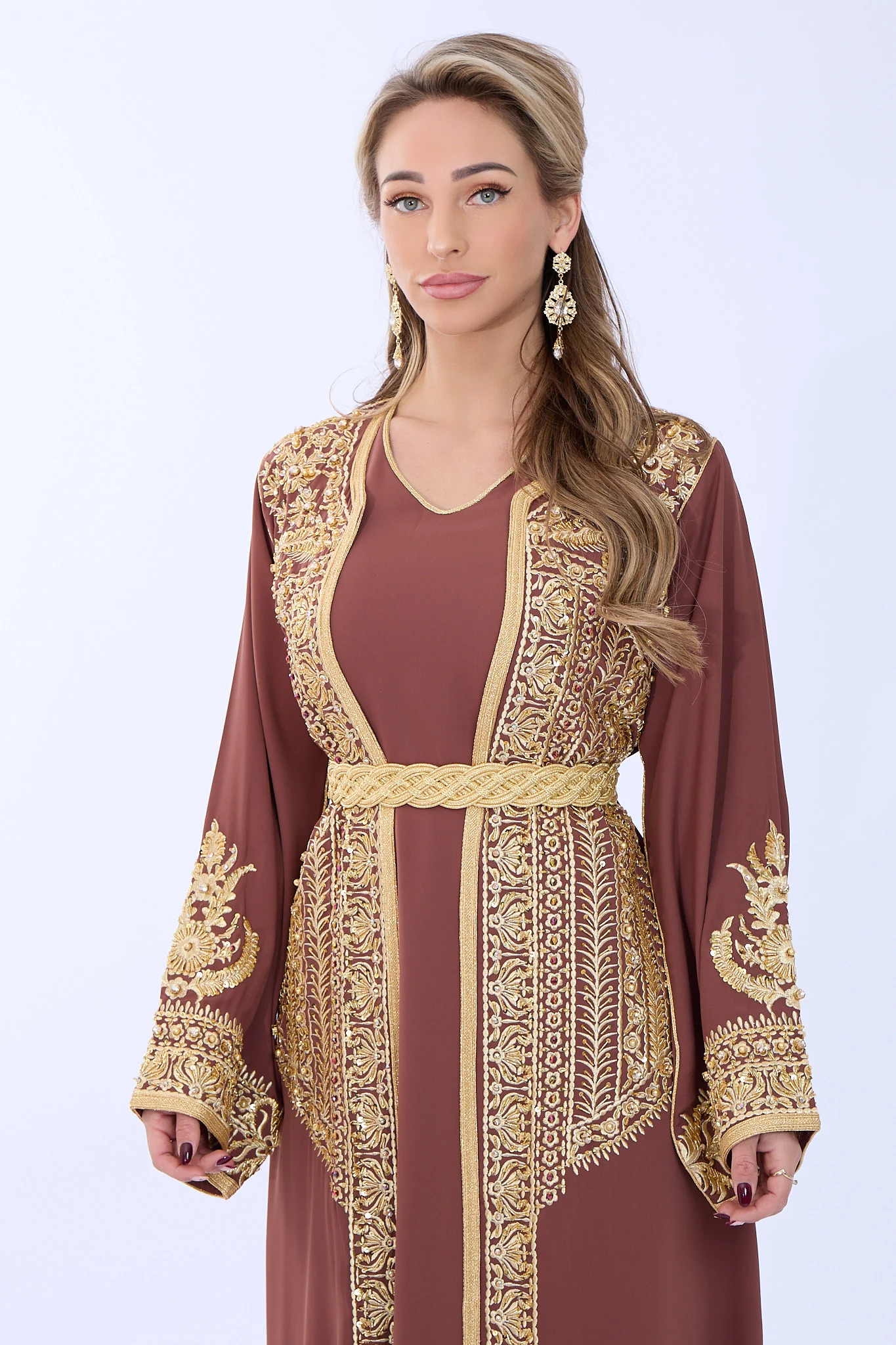 Caftan Reem Brown - Image 6