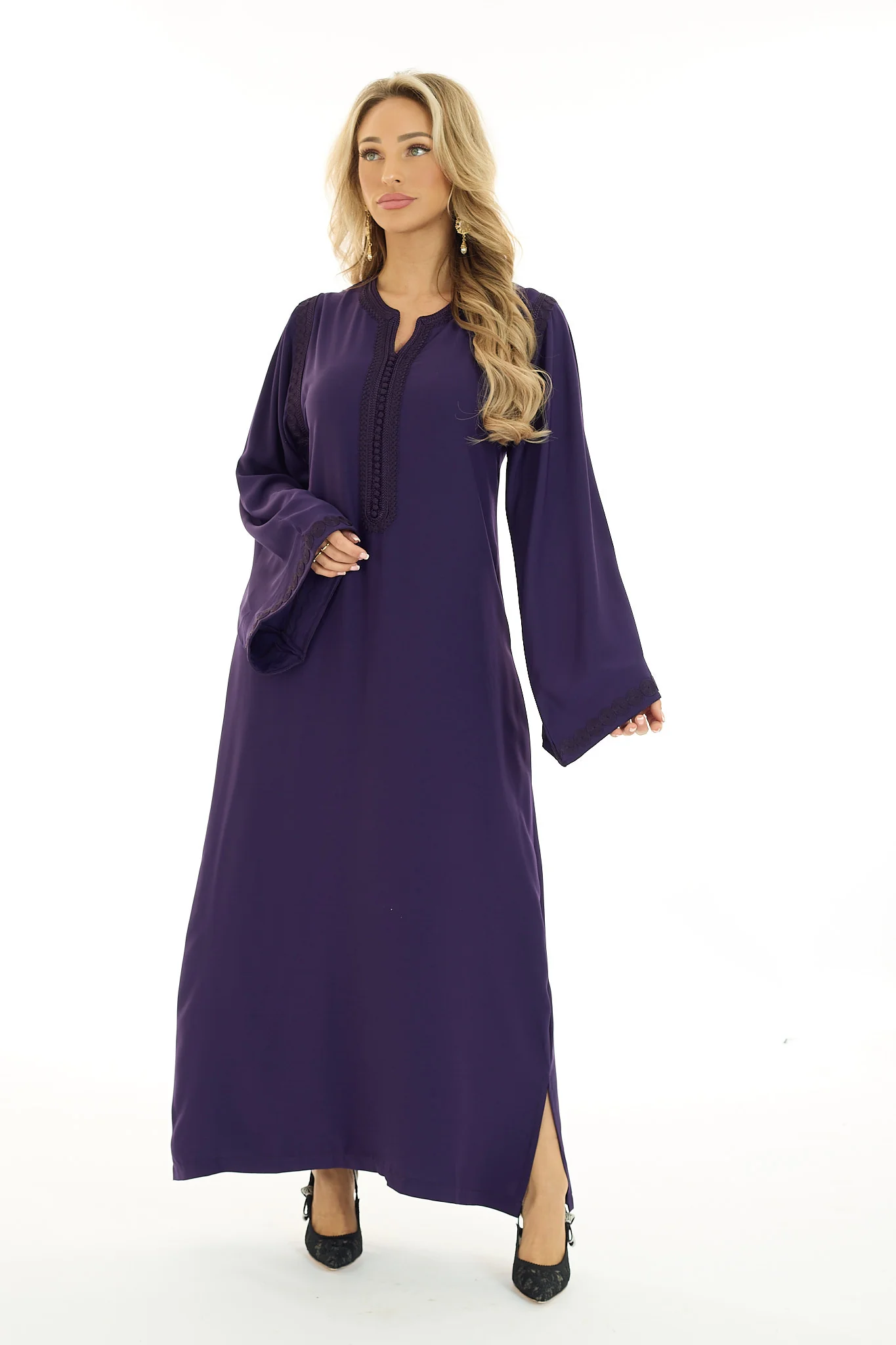 Caftan Safiya Purple - Image 4